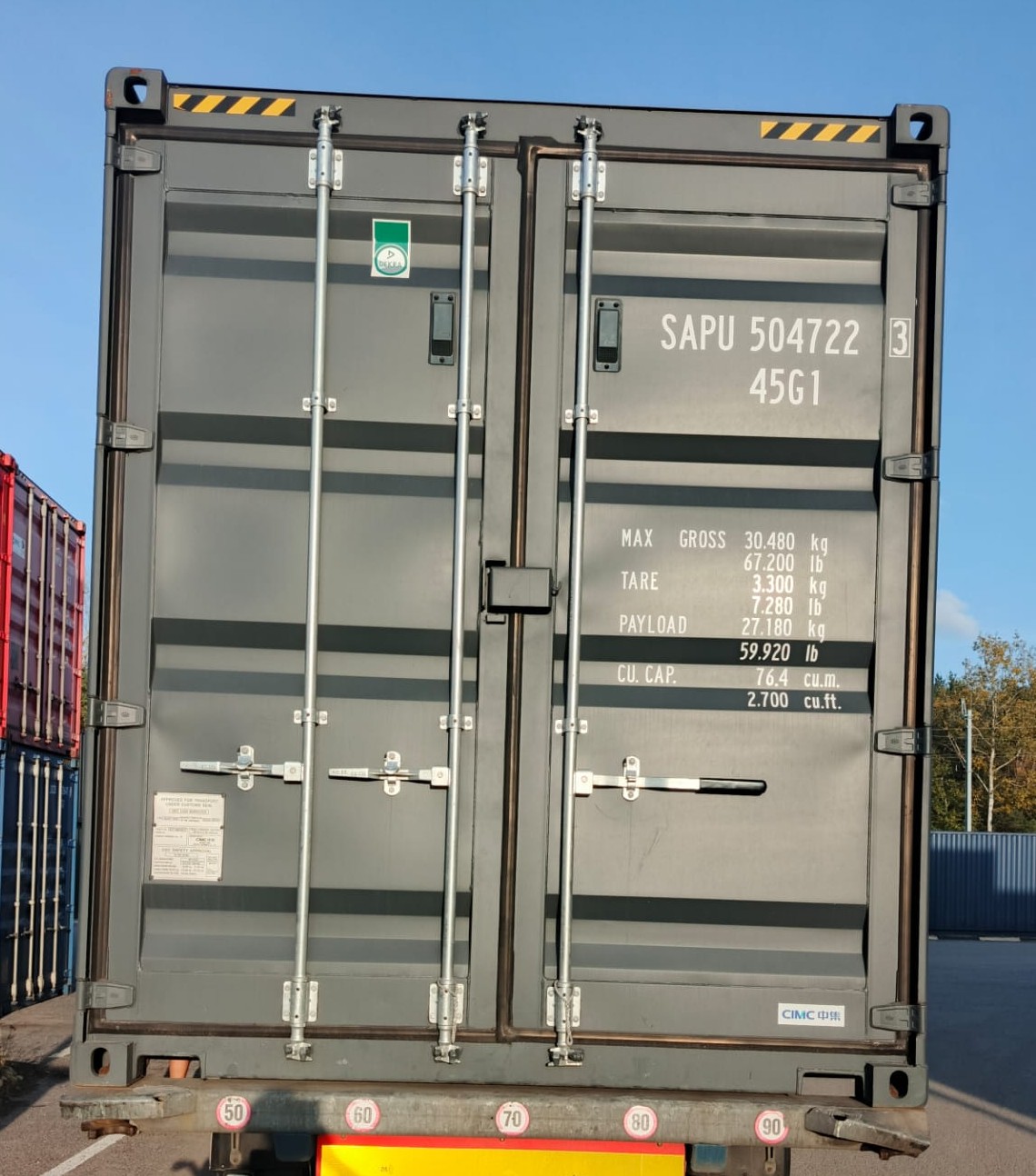 Kontener morski 12m (40'HC) SAPU5047223 - obrazek 4