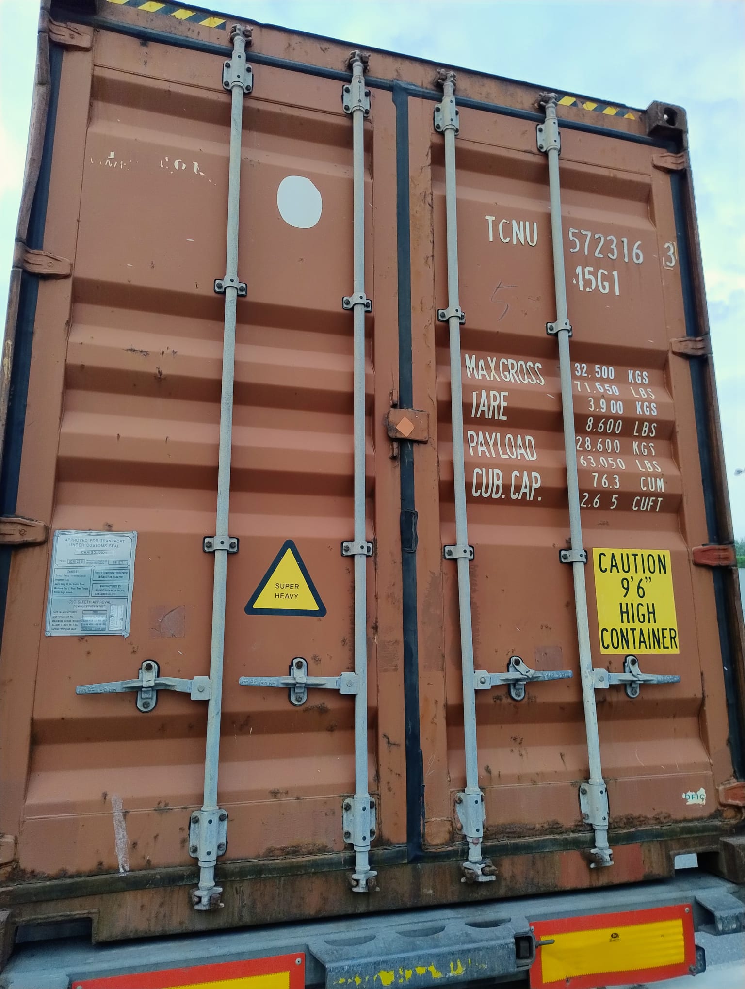 Kontener morski 12m (40'HC) TCNU5723163 - obrazek 4