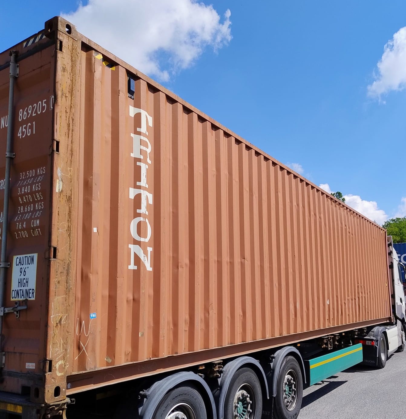 Kontener morski 12m (40'HC) TCNU8692050