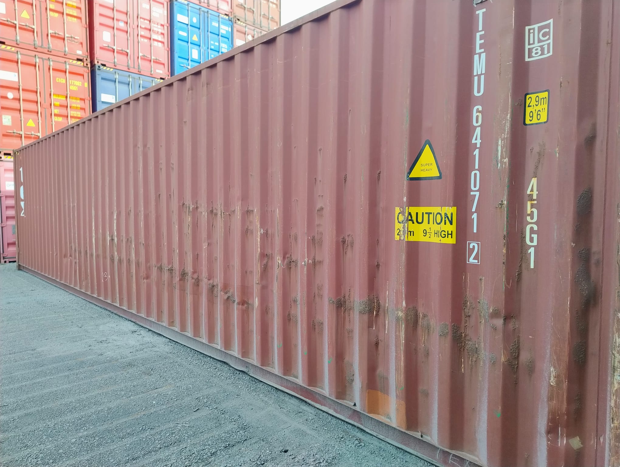 12m (40'HC) Kontener morski TEMU6410712