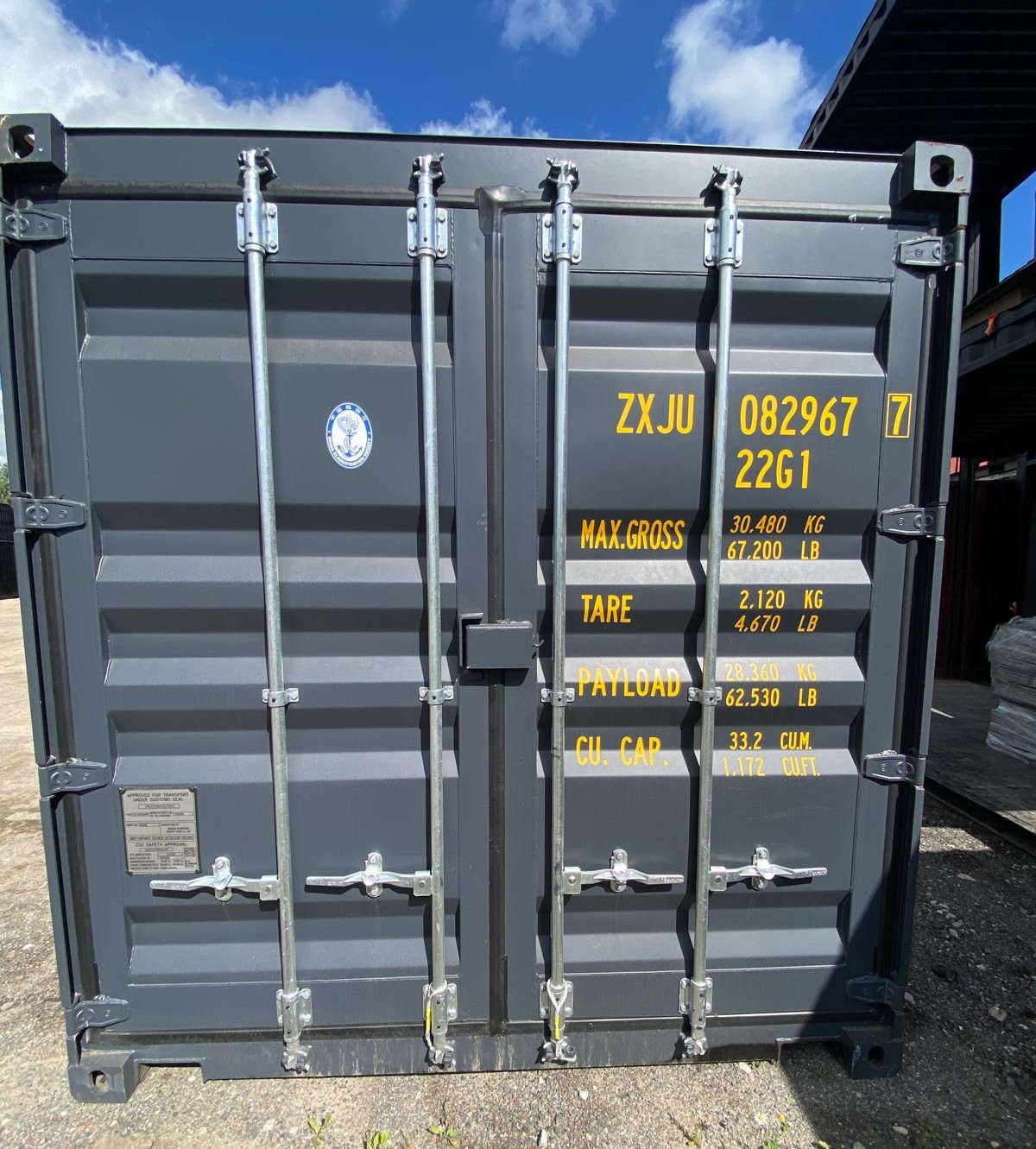 6m (20'DC) Kontener Morski ZXJU0829677 - obrazek 4