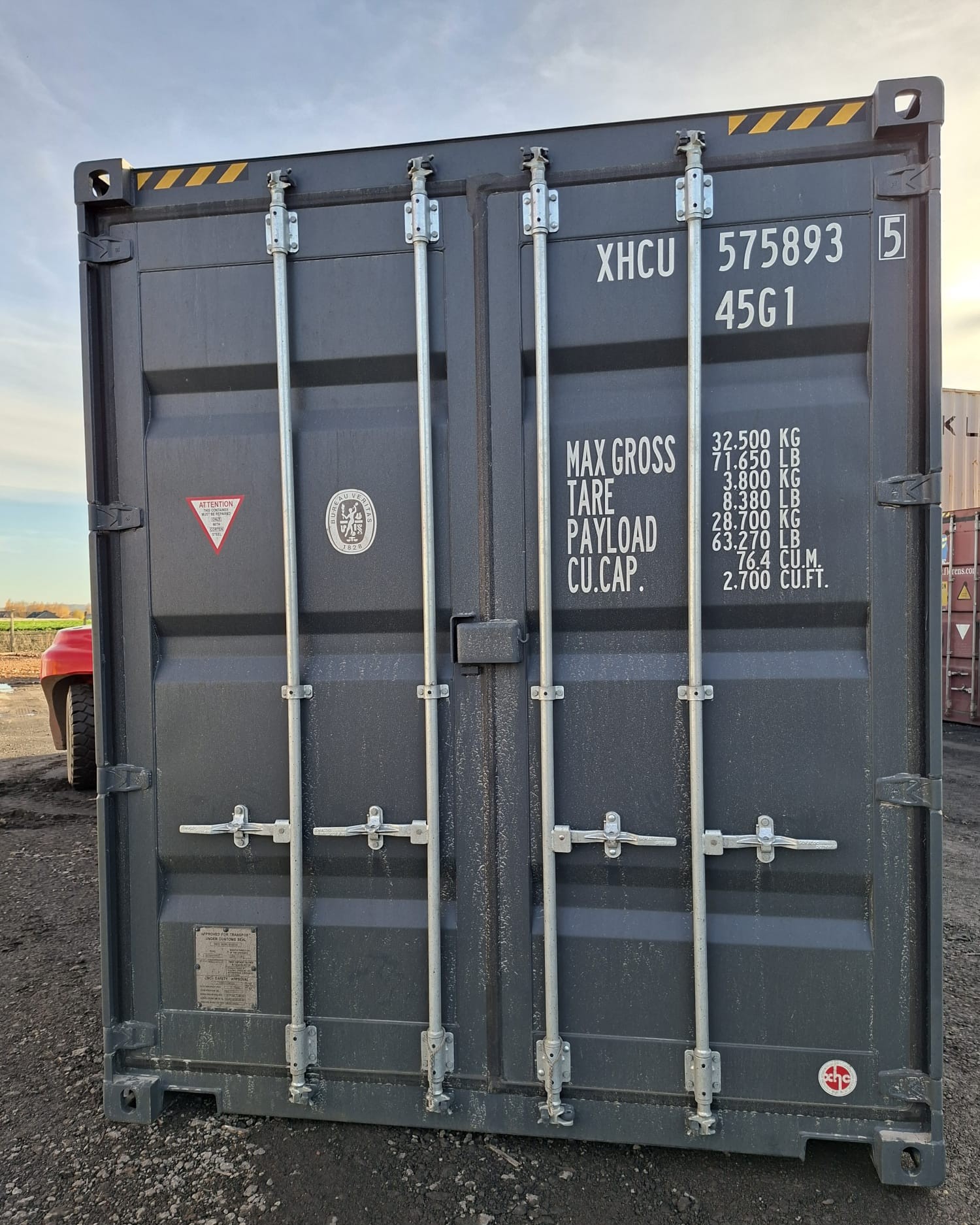 12m (40'HC) Kontener morski XHCU5758935 - obrazek 2