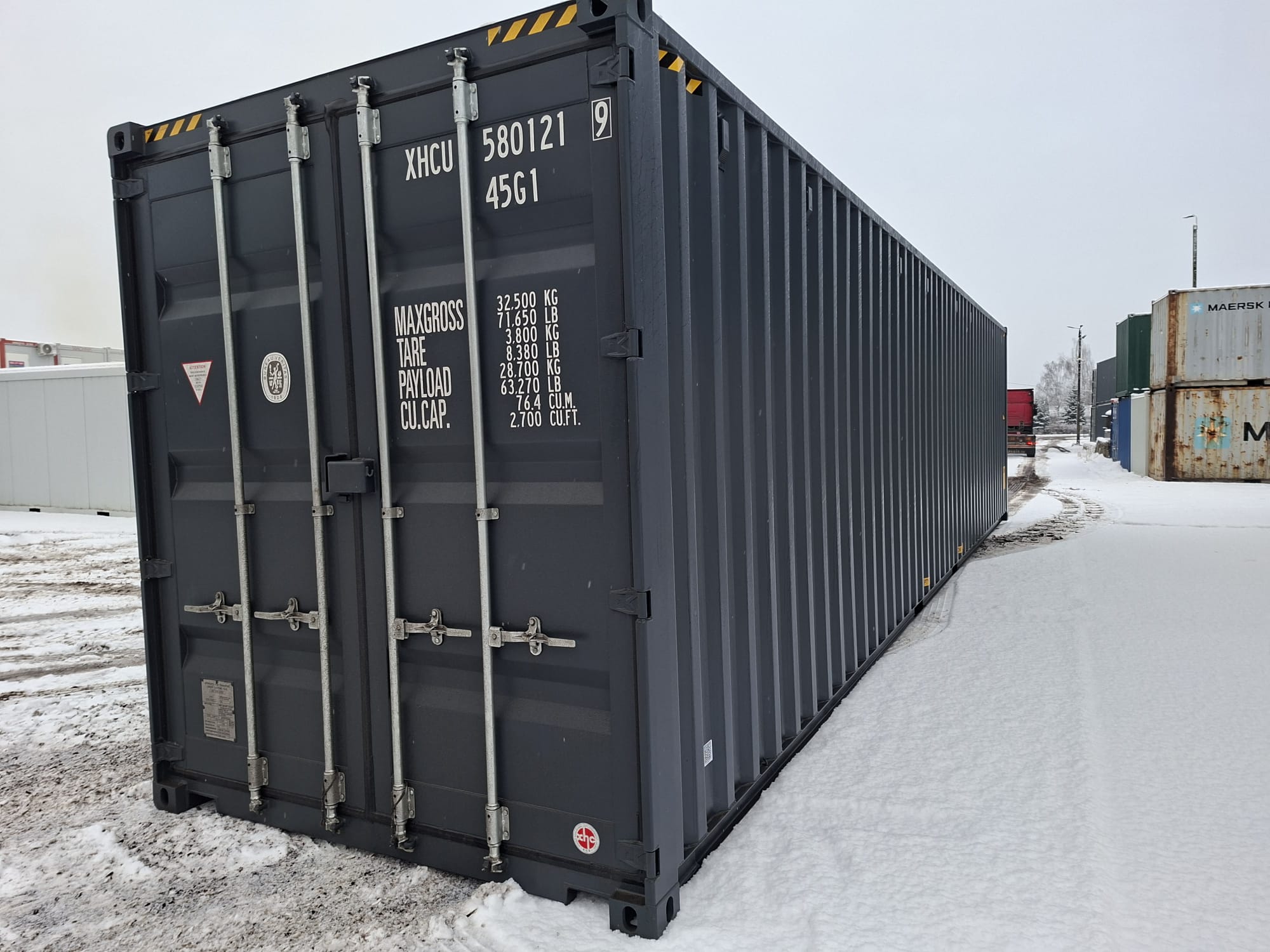 12m (40'HC) Kontener morski XHCU5801219 - obrazek 2