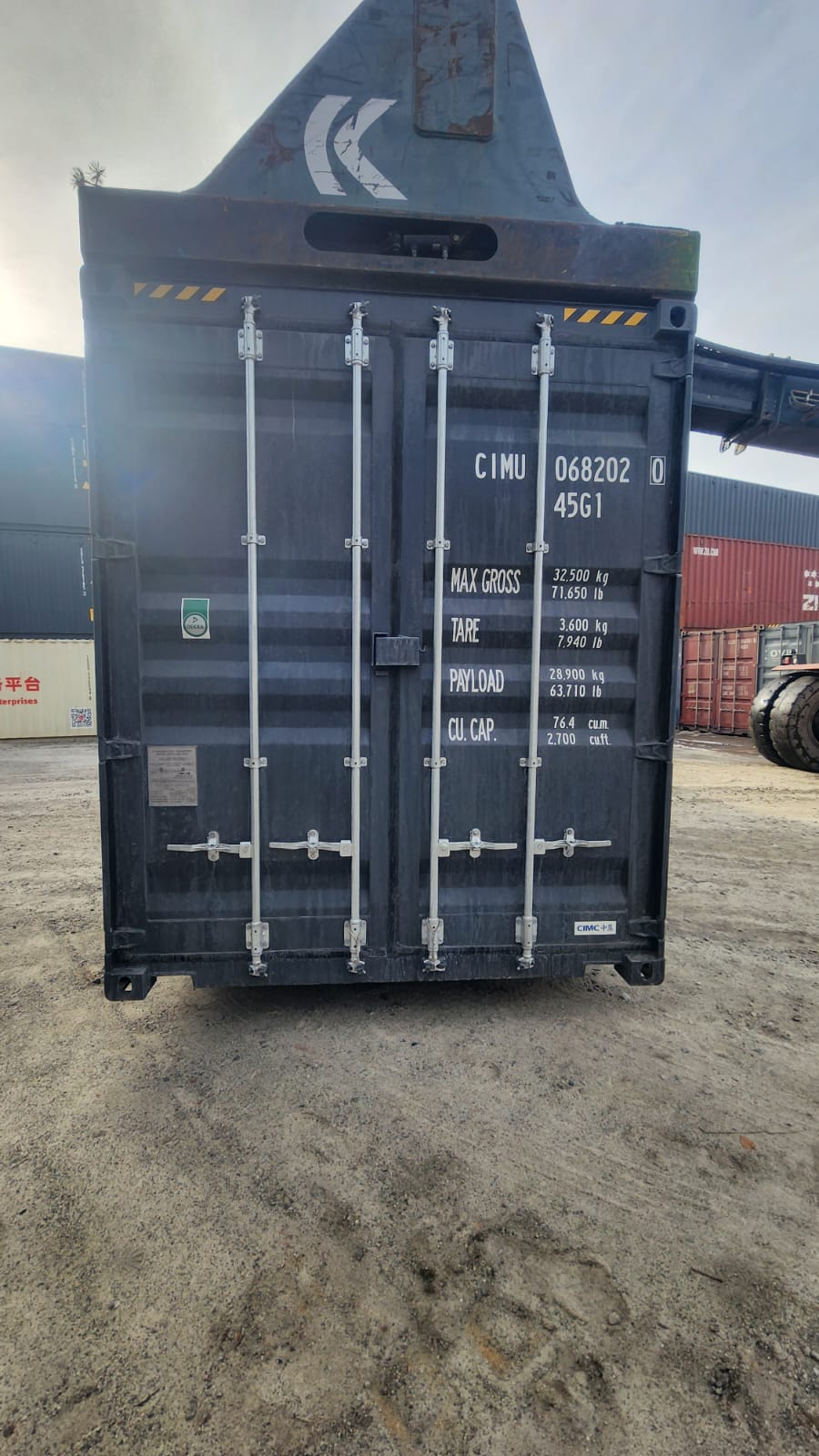 12m (40'HC) Kontener morski CIMU0682020 - obrazek 2