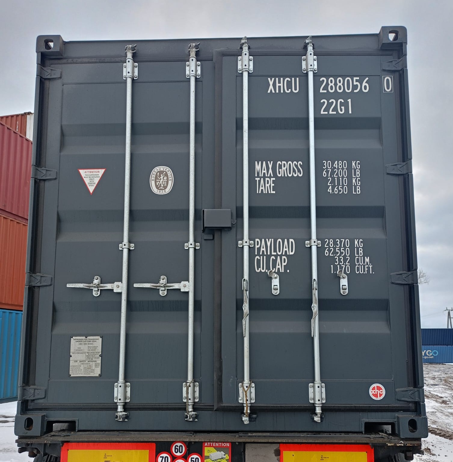 6m (20'DC) Kontener Morski XHCU2880560 - obrazek 13