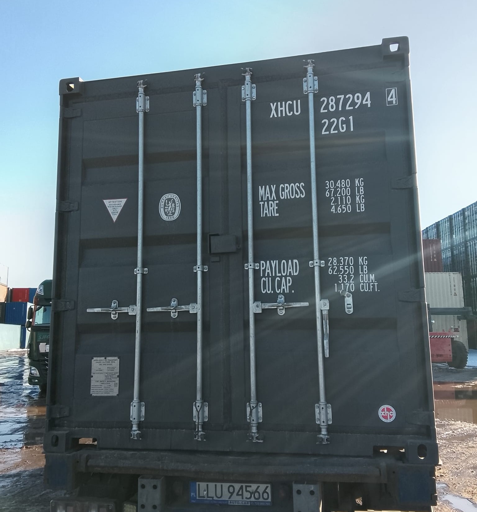 6m (20'DC) Kontener Morski XHCU2872944 - obrazek 6