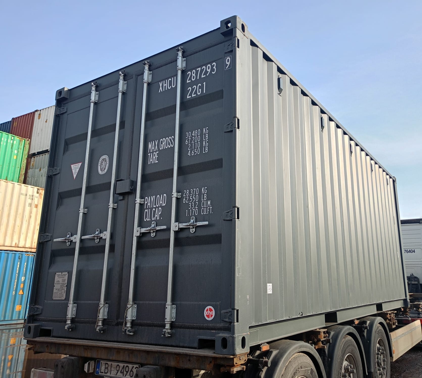 6m (20'DC) Kontener Morski XHCU2872939 - obrazek 4