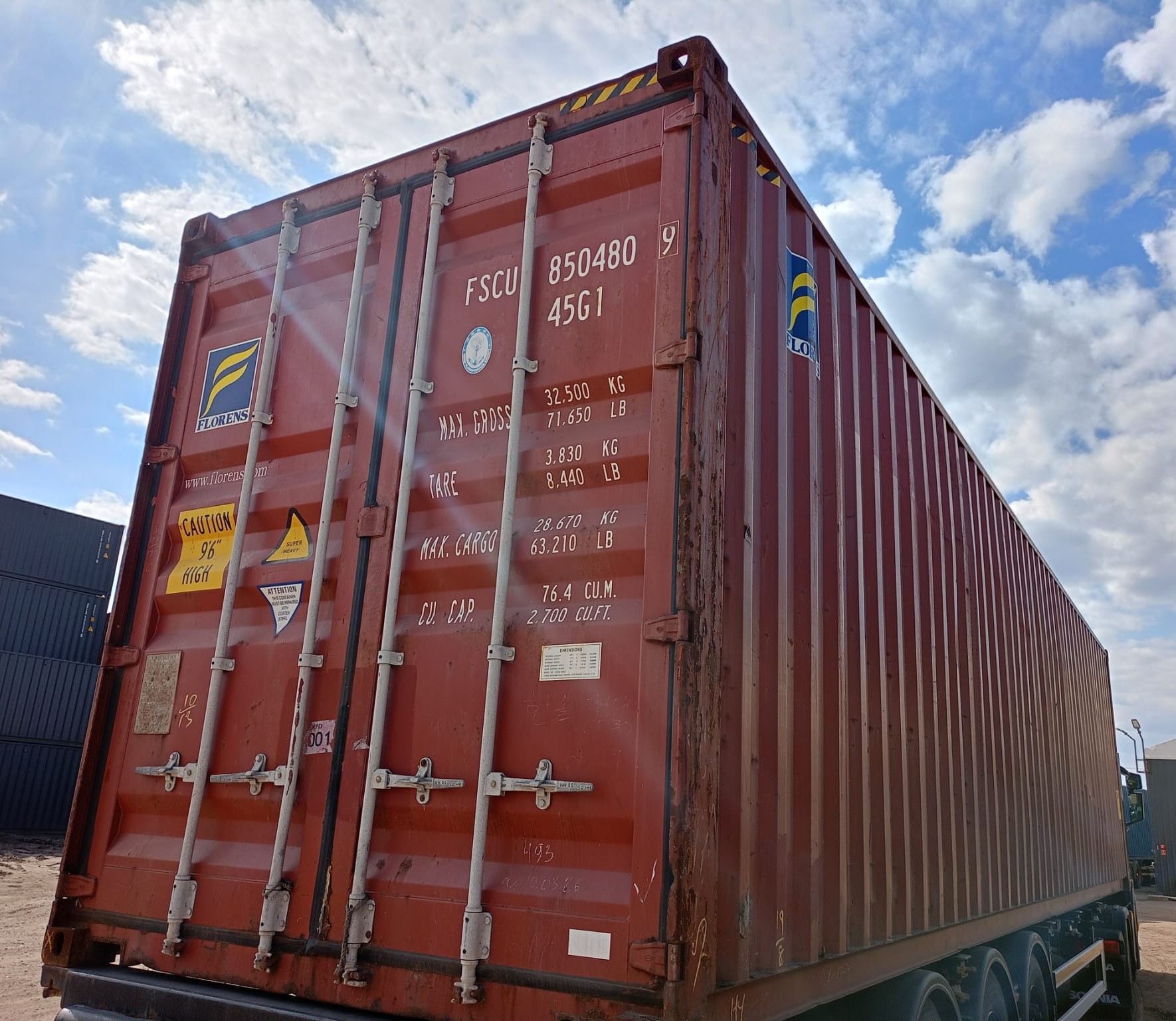 12m (40'HC) Kontener morski FSCU8504809 - obrazek 16