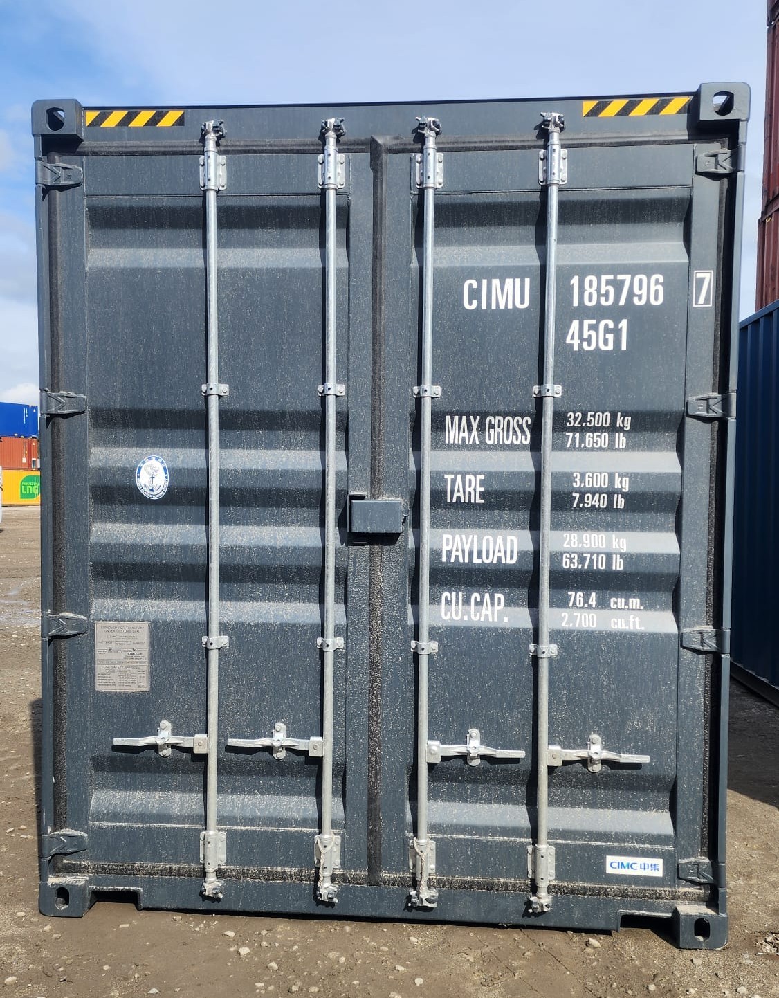 12m (40'HC) Kontener morski CIMU1857967 - obrazek 6