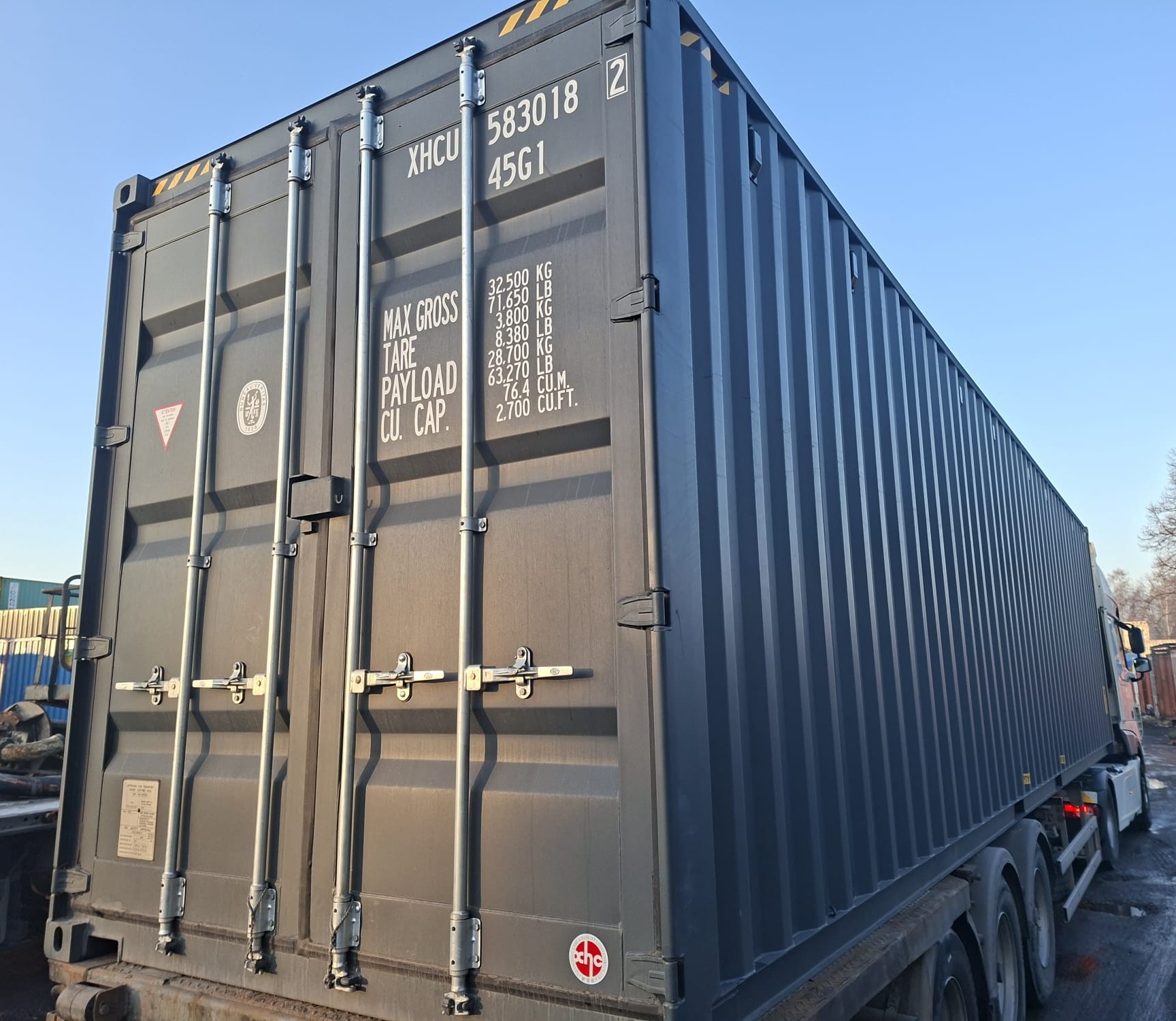 12m (40'HC) Kontener morski XHCU5830182 - obrazek 2