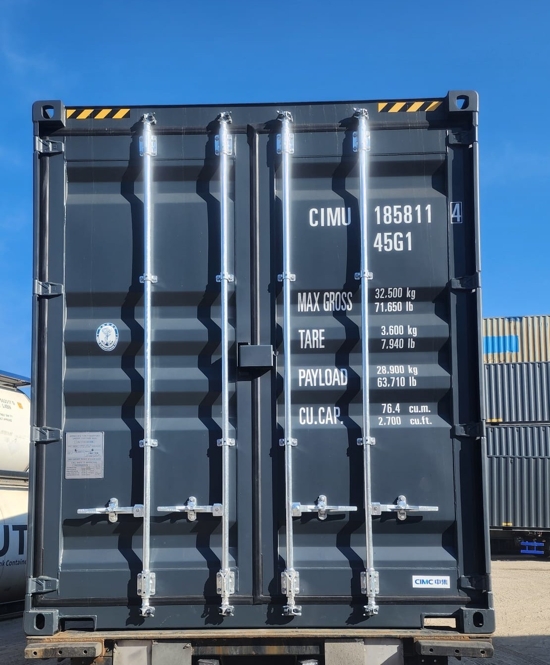 12m (40'HC) Kontener morski CIMU1858114 - obrazek 4