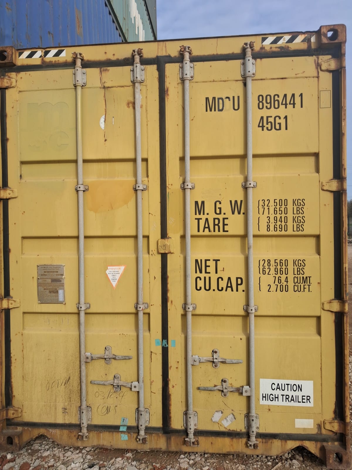 12m (40'HC) Kontener morski MDCU8964417 - obrazek 2