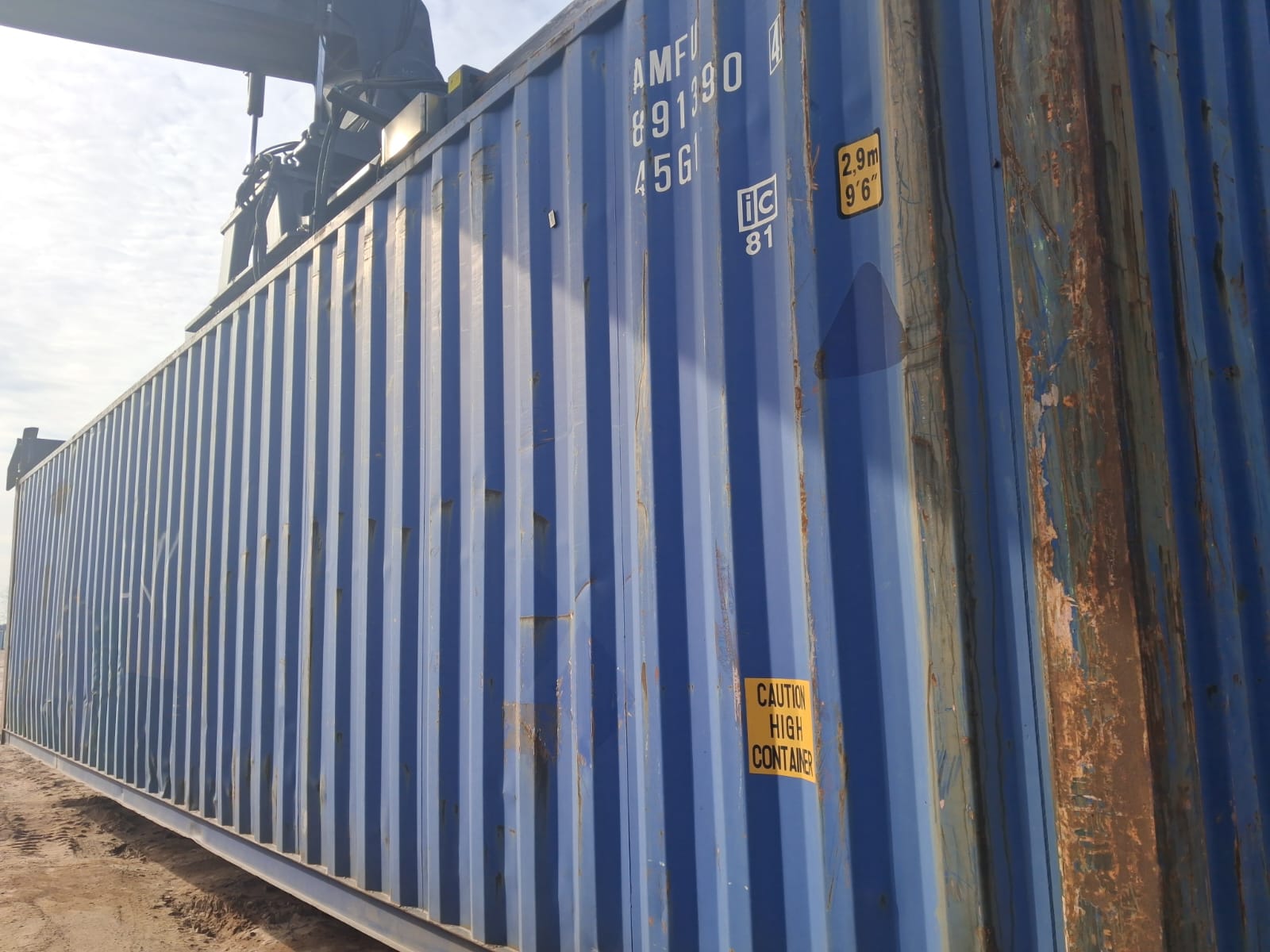 12m (40'HC) Kontener morski AMFU8913904 - obrazek 4