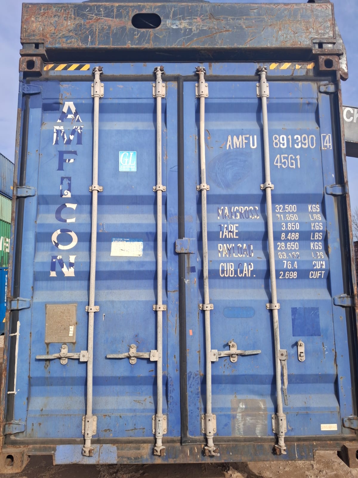 12m (40'HC) Kontener morski AMFU8913904 - obrazek 6