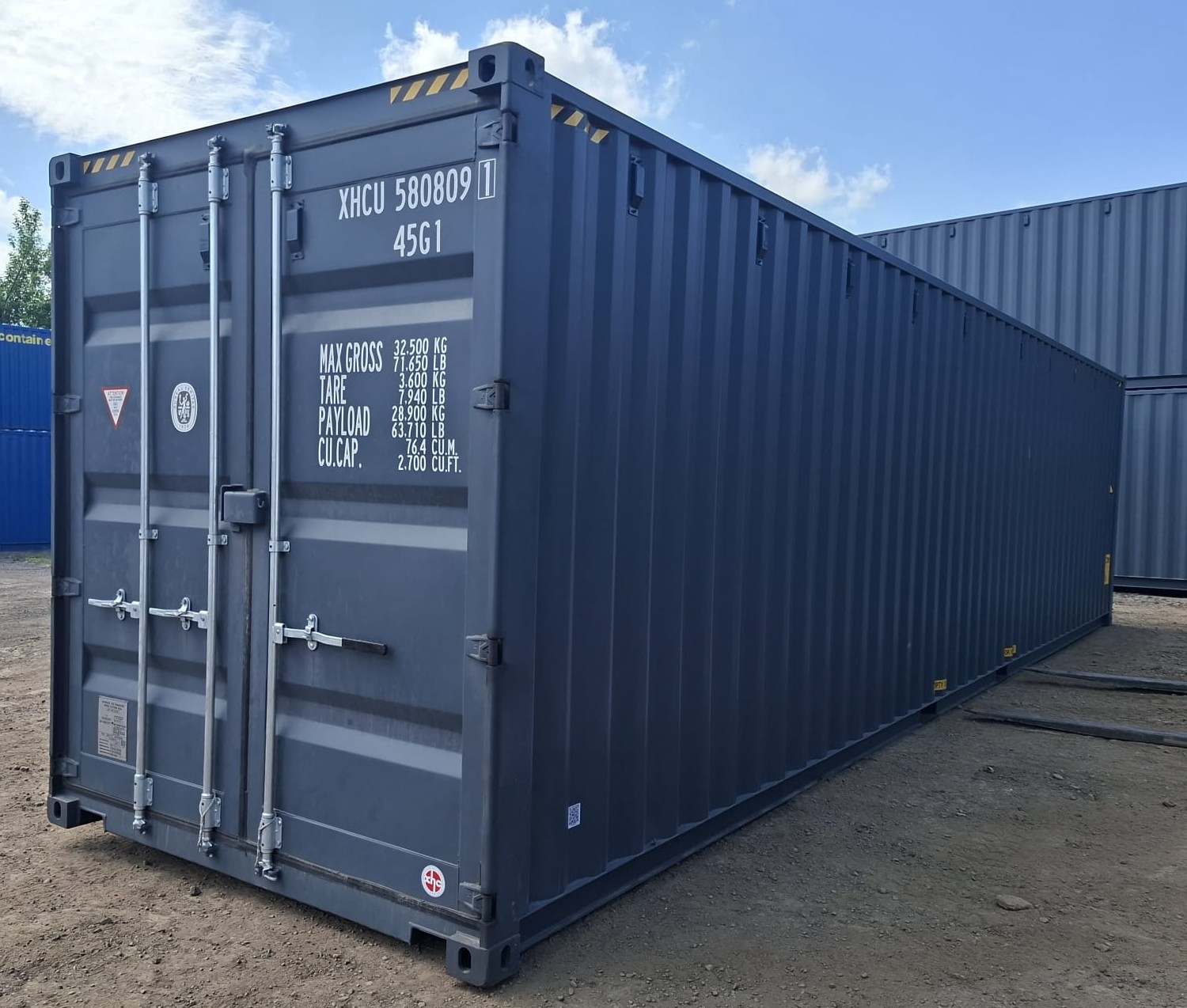 12m (40'HC) Kontener morski XHCU5808091 - obrazek 3