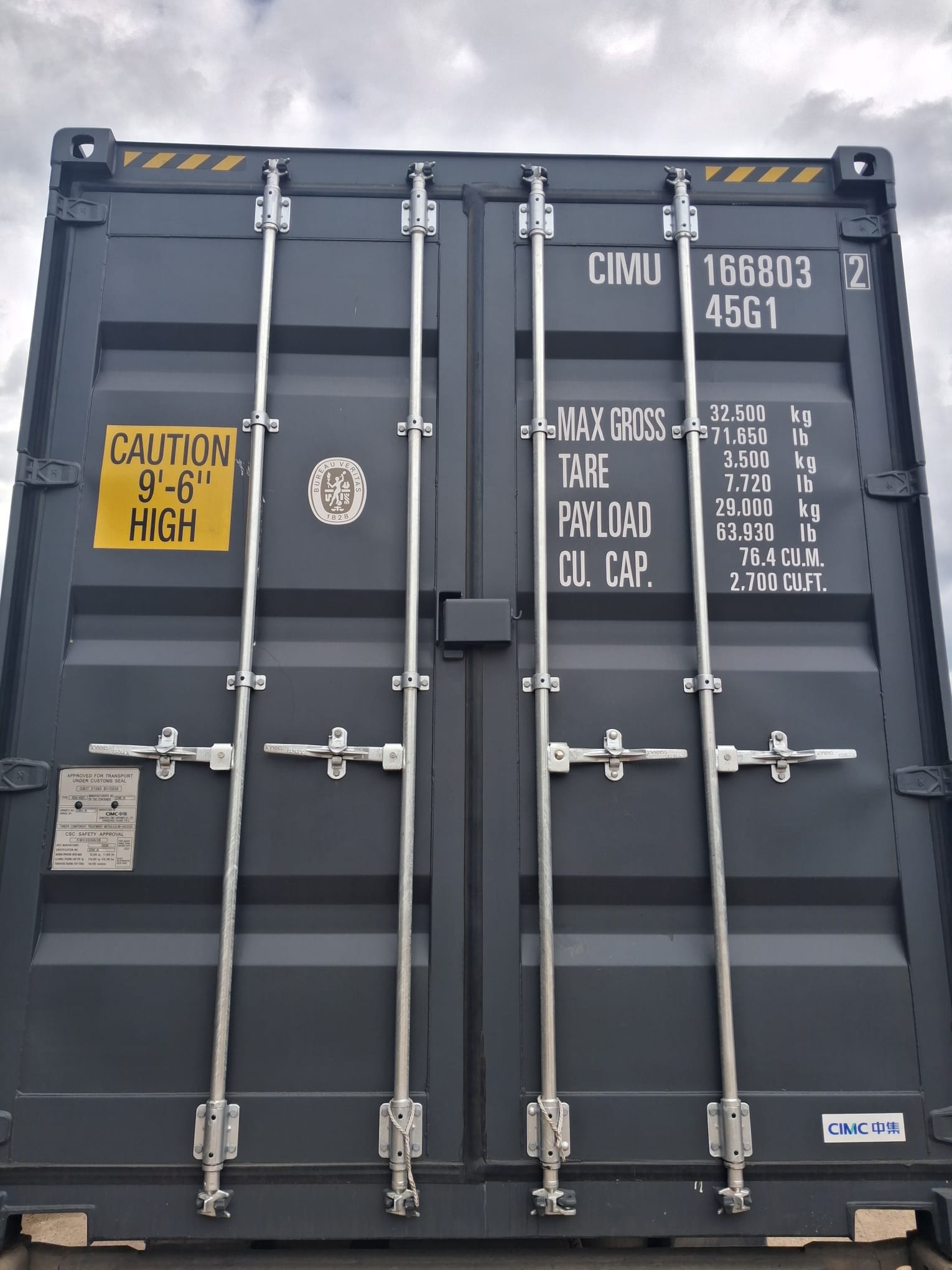 Kontener morski 12m (40'HC) CIMU1668032 - obrazek 7