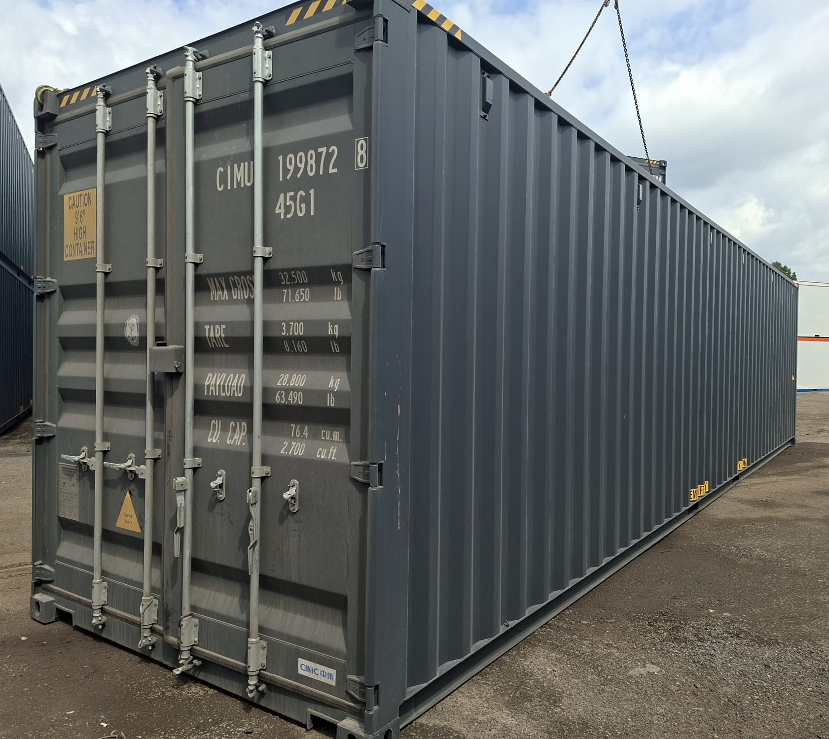 Kontener morski 12m (40'HC) XHCU5910457