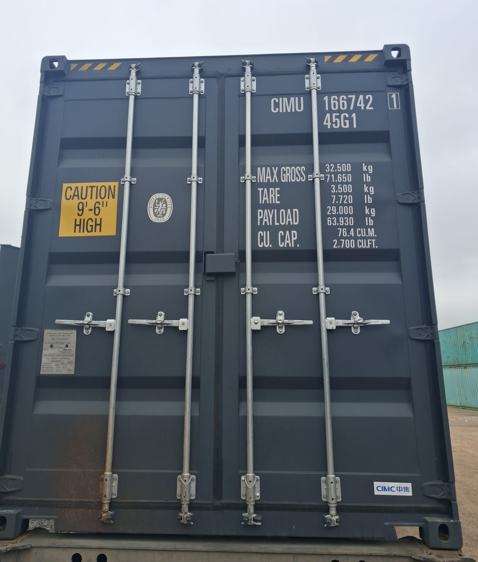 Kontener morski 12m (40'HC) CIMU1667421 - obrazek 7