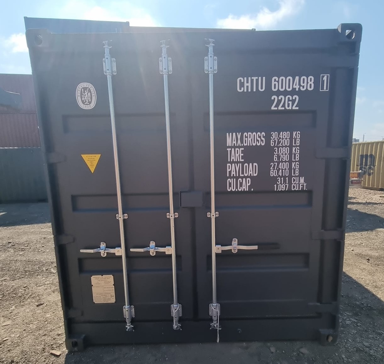 Kontener morski 6m (20'DC) Full Open Side CHTU6004981 - obrazek 7
