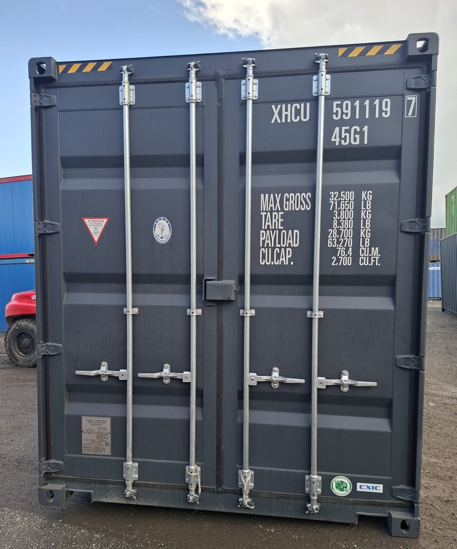 Kontener morski 12m (40'HC) XHCU5911197 - obrazek 3