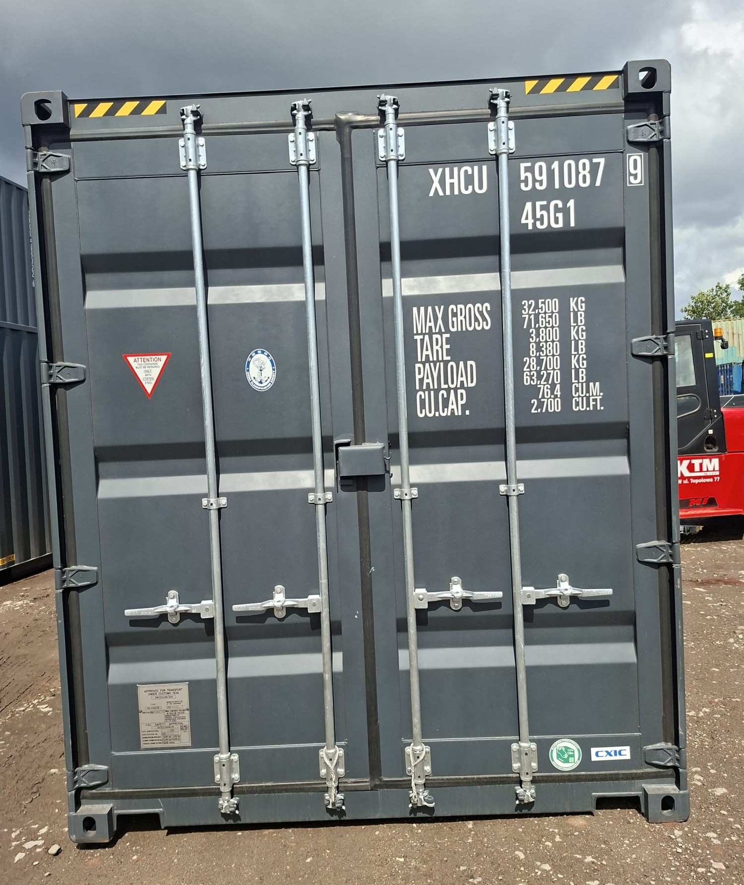 Kontener morski 12m (40'HC) XHCU5910879 - obrazek 3