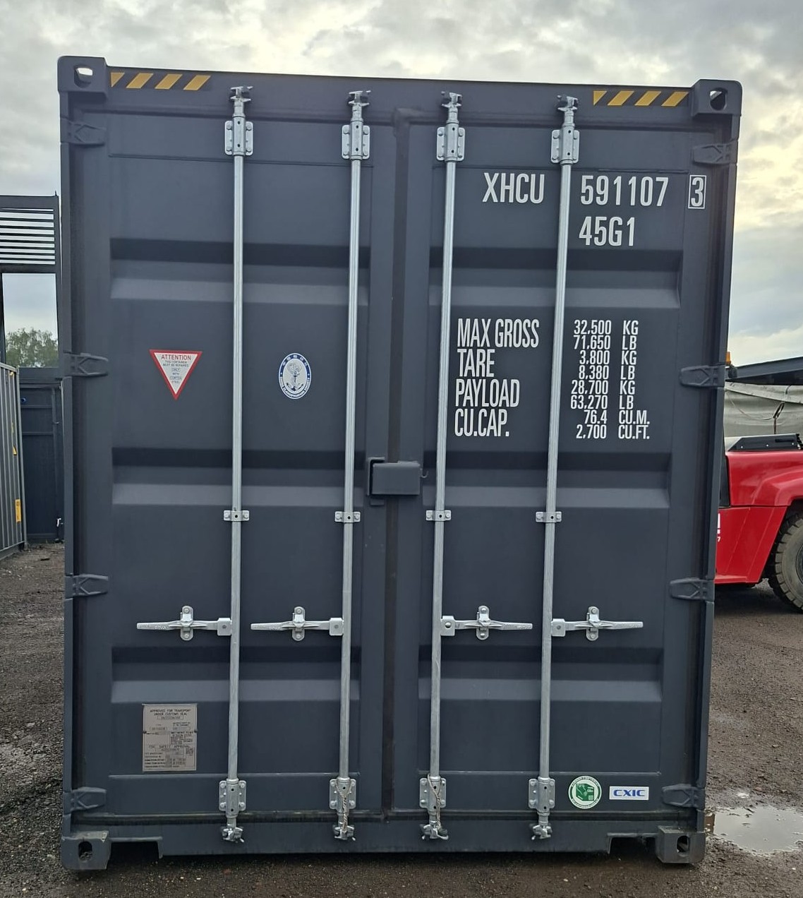 Kontener morski 12m (40'HC) XHCU5911073 - obrazek 5