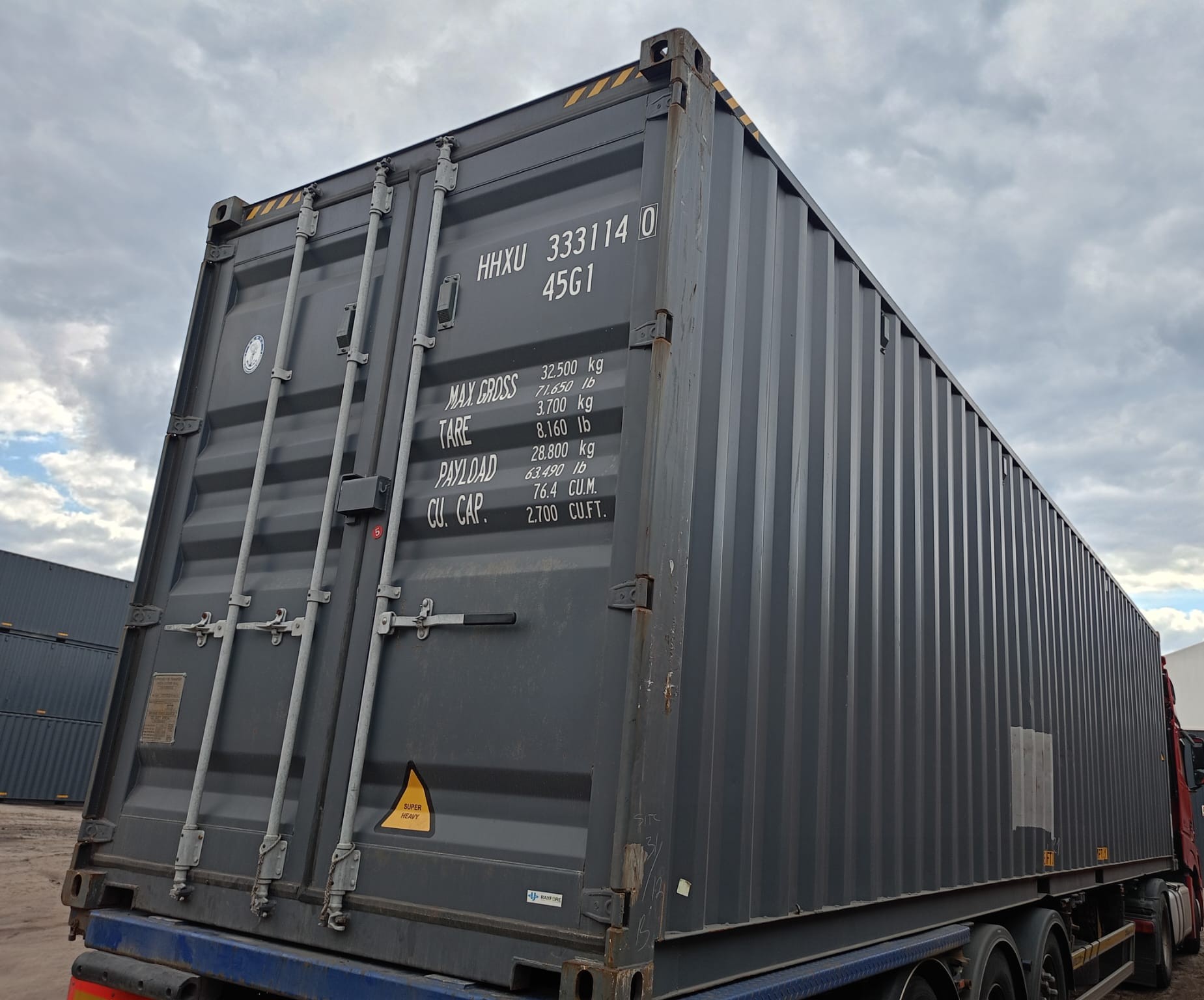 Kontener morski 12m (40'HC) HHXU3331140 - obrazek 13