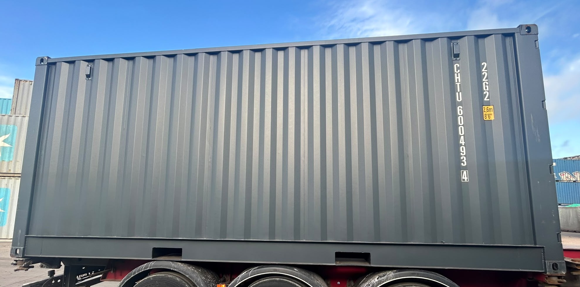 Kontener morski 6m (20'DC) Full Open Side CHTU6004934 - obrazek 5