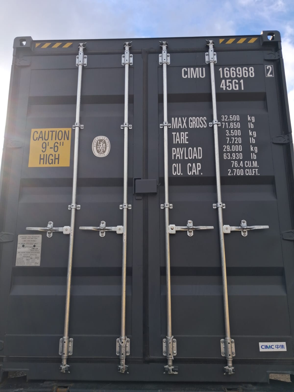 Kontener morski 12m (40'HC) CIMU1669682 - obrazek 2