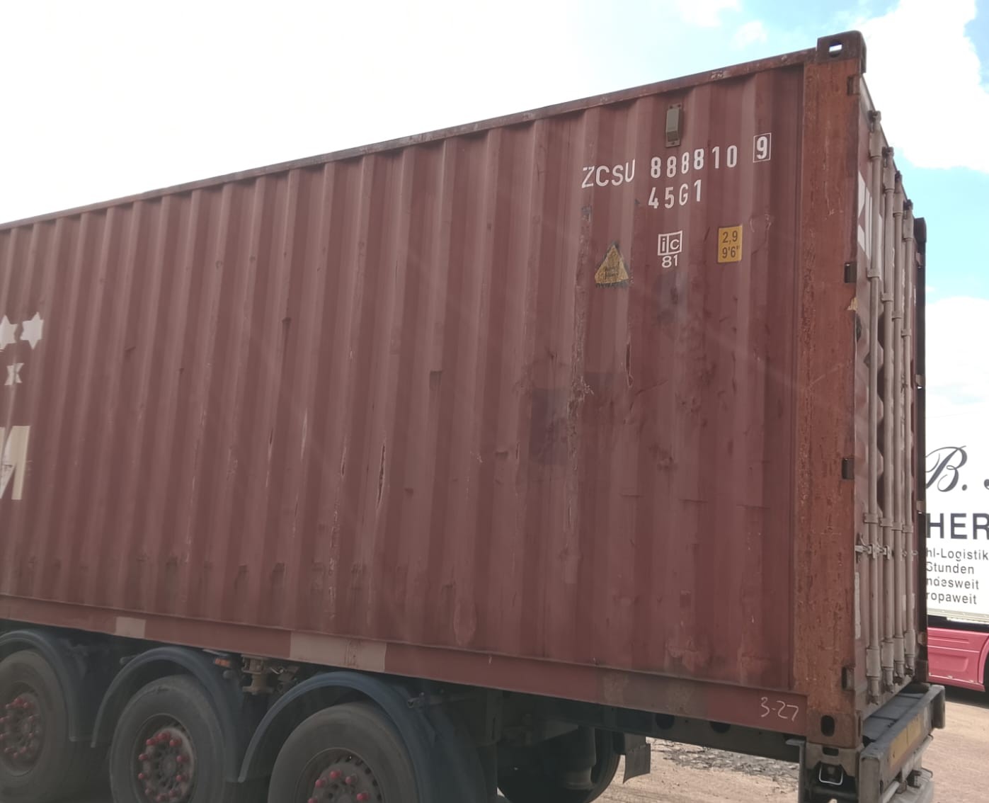 Kontener morski 12m (40'HC) ZCSU8888109 - obrazek 4