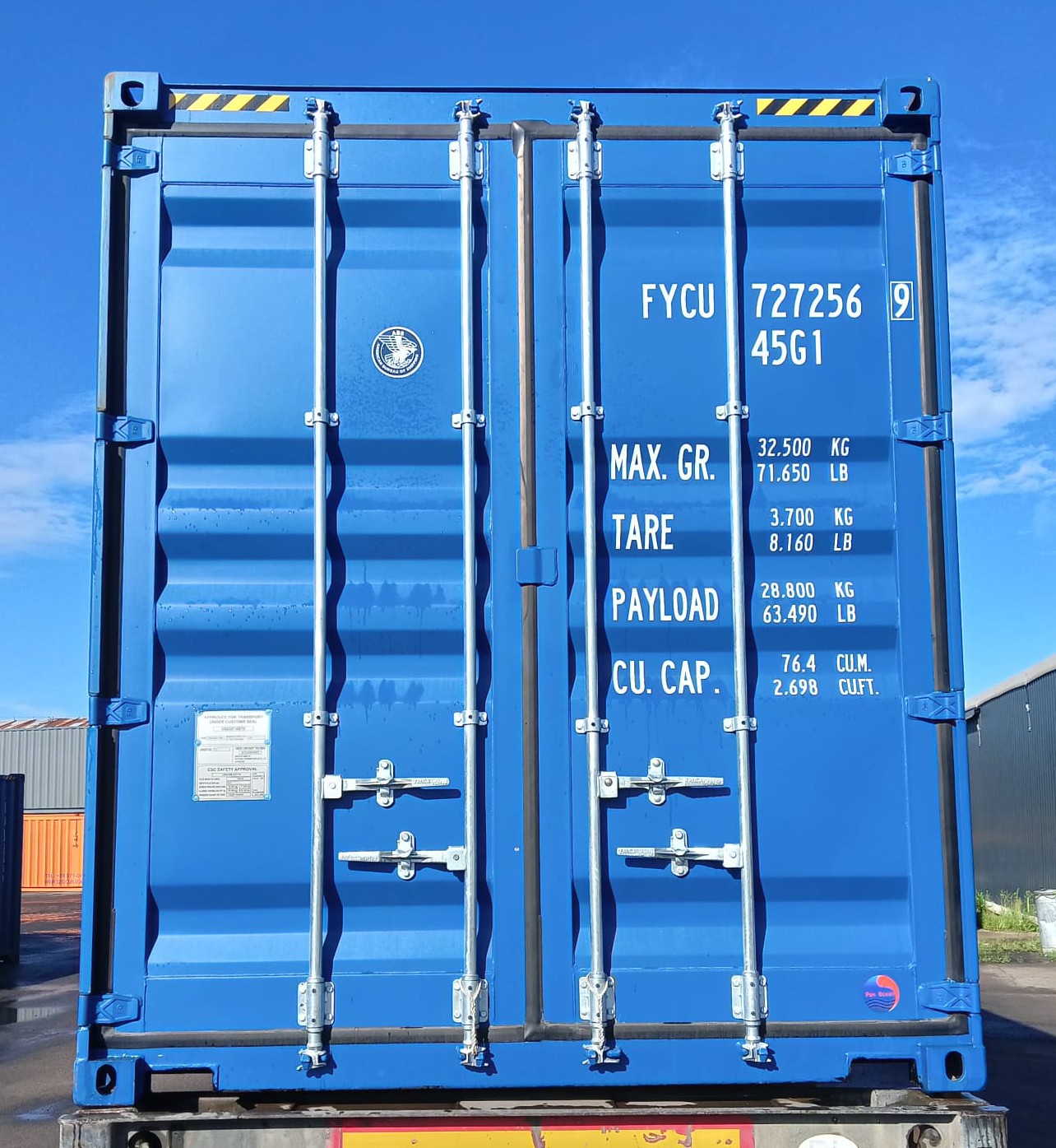 Kontener morski 12m (40'HC) FYCU7272569 - obrazek 3