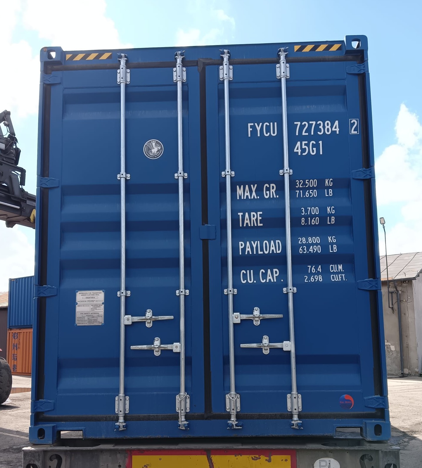 Kontener morski 12m (40'HC) FYCU7273842 - obrazek 4