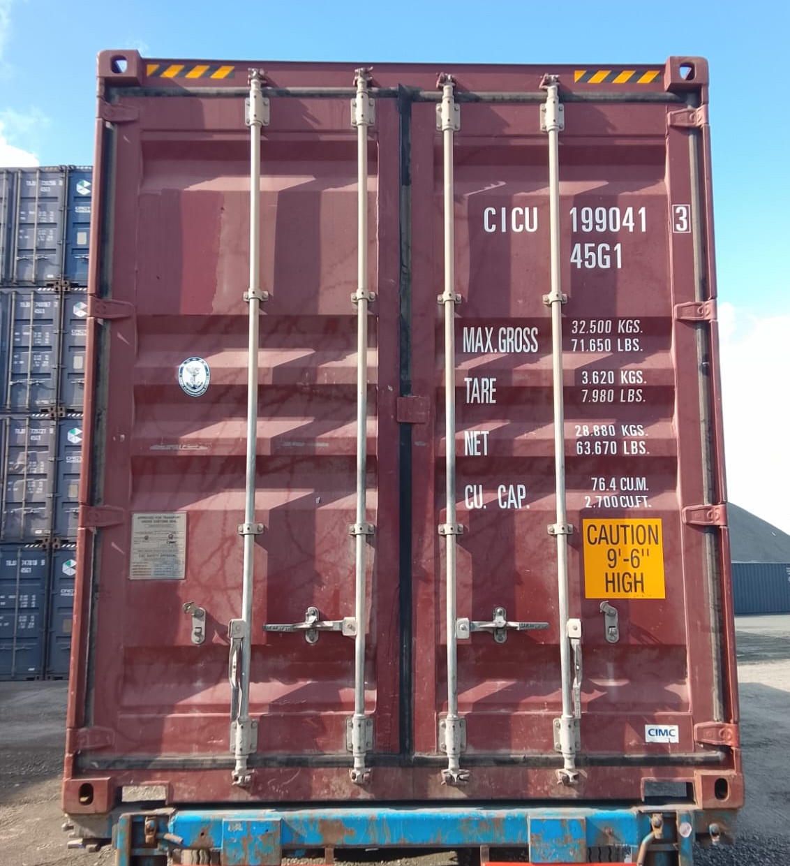 Kontener morski 12m (40'HC) CICU1990413 - obrazek 14