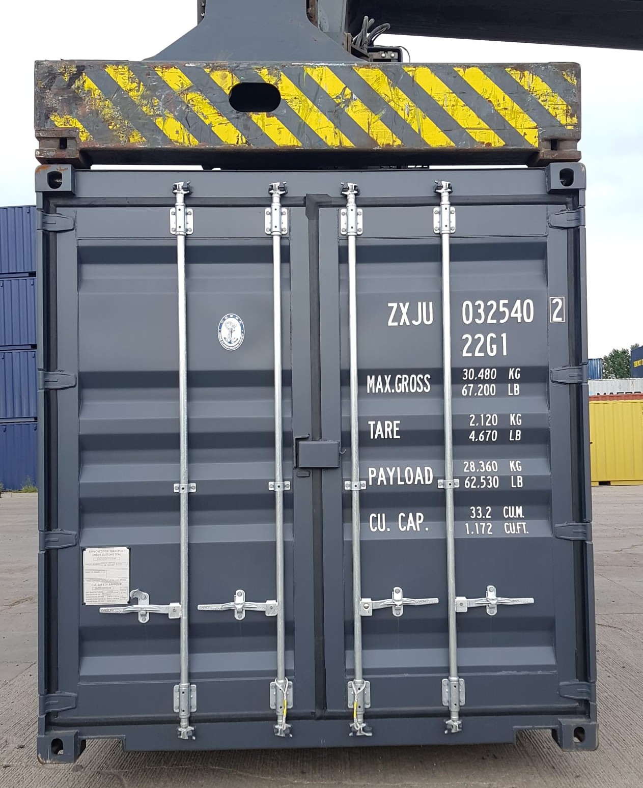 Kontener morski 6m (20'DC) ZXJU0325402 - obrazek 2