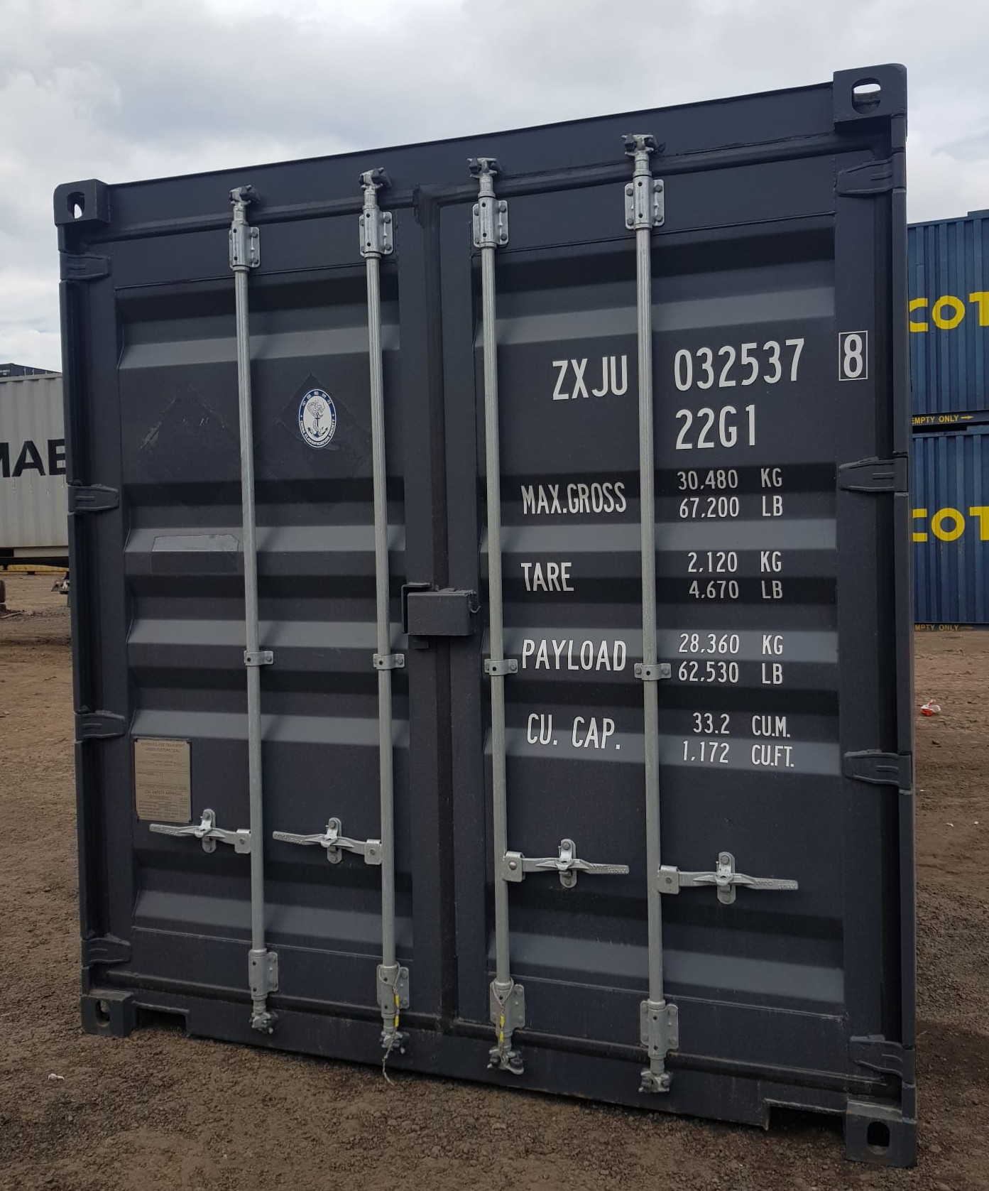 Kontener morski 6m (20'DC) ZXJU0325378 - obrazek 3