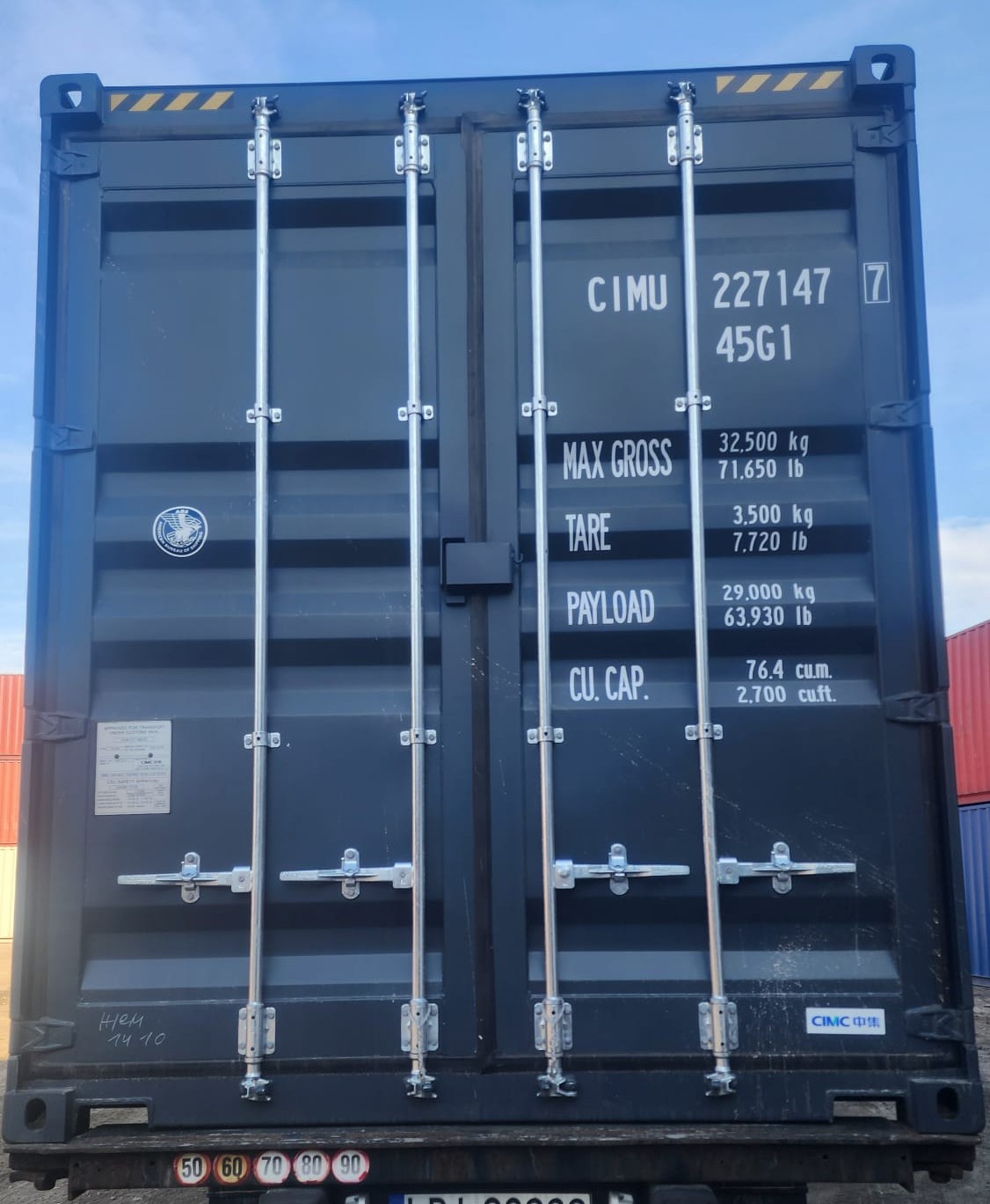 Kontener morski 12m (40'HC) CIMU2271477 - obrazek 6
