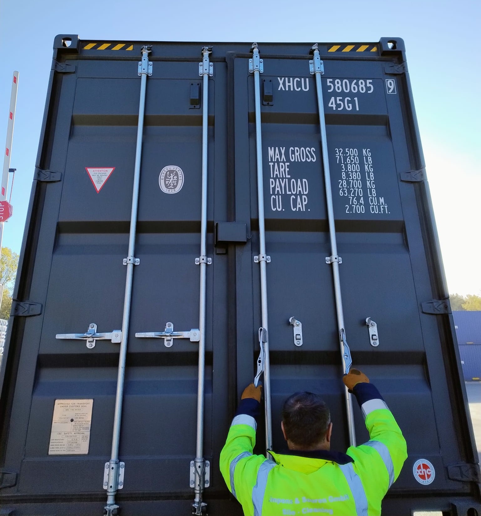 12m (40'HC) Kontener morski XHCU5806859 - obrazek 2