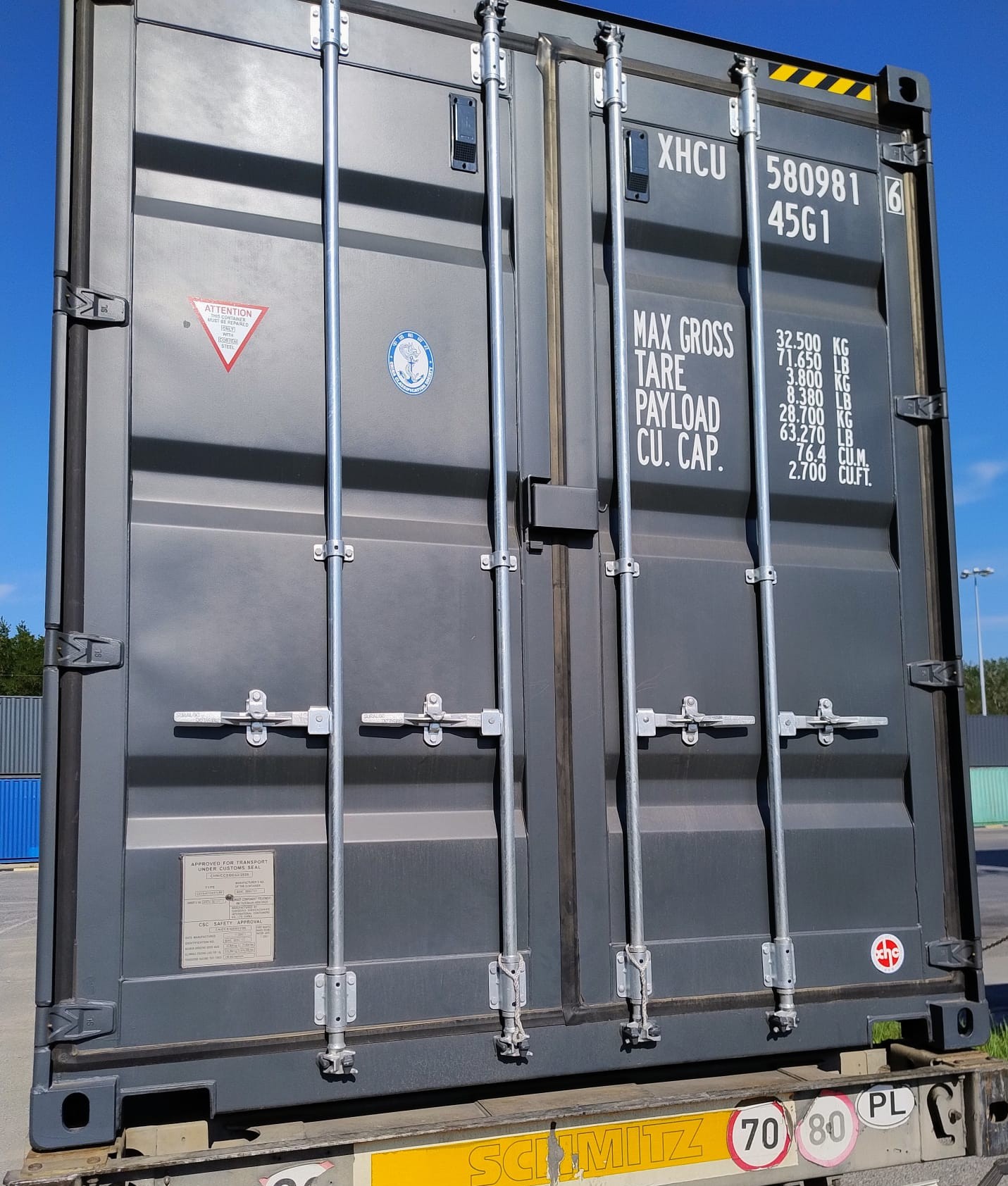 Kontener morski 12m (40'HC) XHCU5809816 - obrazek 2