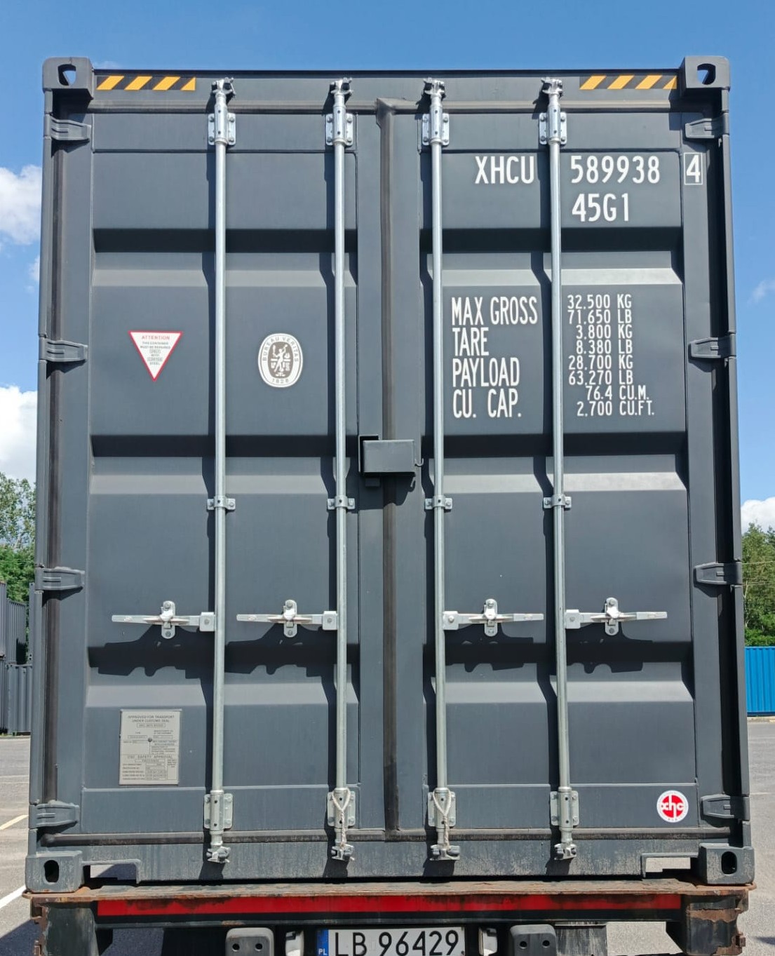 Kontener morski 12m (40'HC) XHCU5899384 - obrazek 3