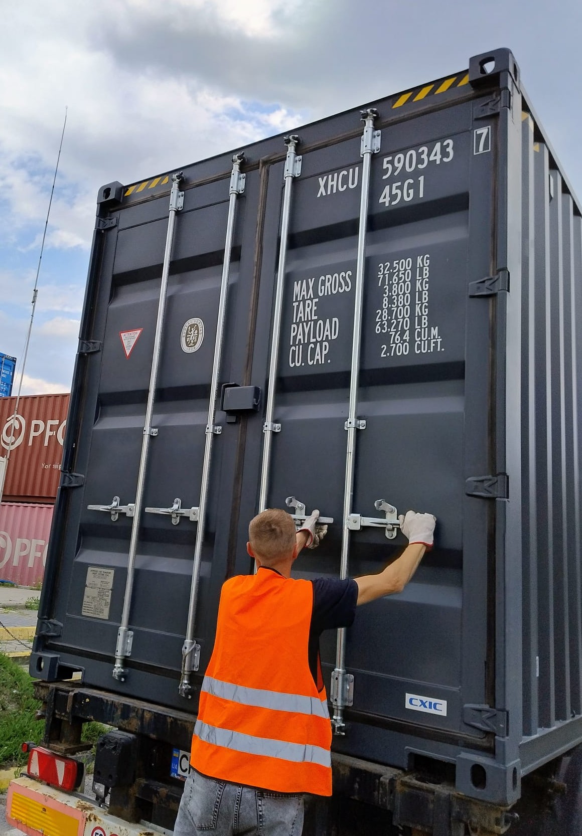 Kontener morski 12m (40'HC) XHCU5903437 - obrazek 2