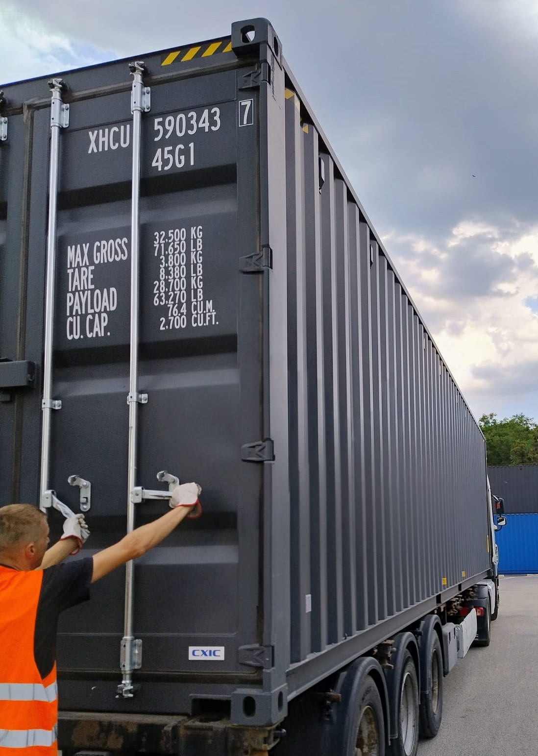 Kontener morski 12m (40'HC) XHCU5903437 - obrazek 5