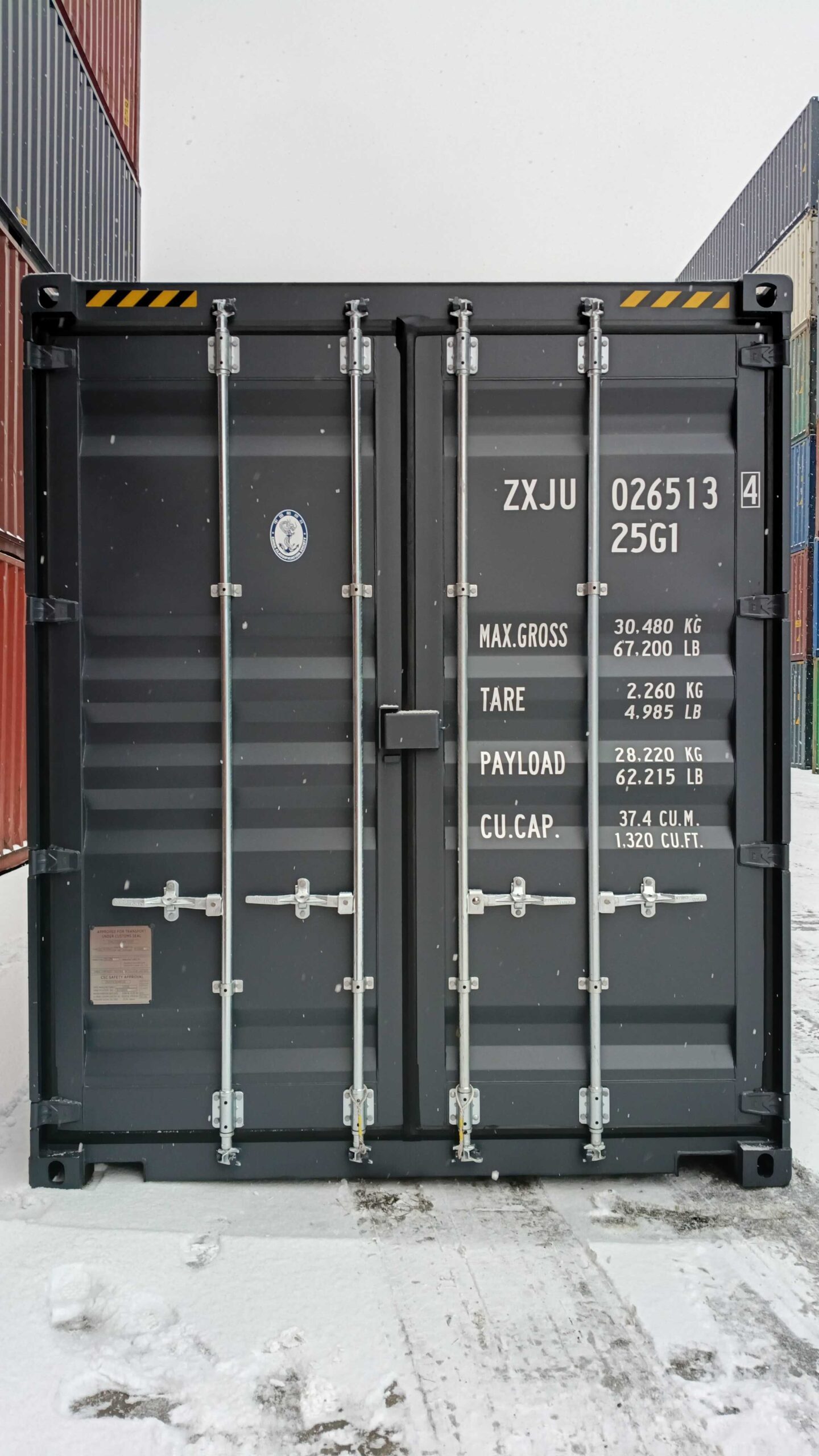 6m (20'HC) Kontener morski ZXJU0265134 - obrazek 3