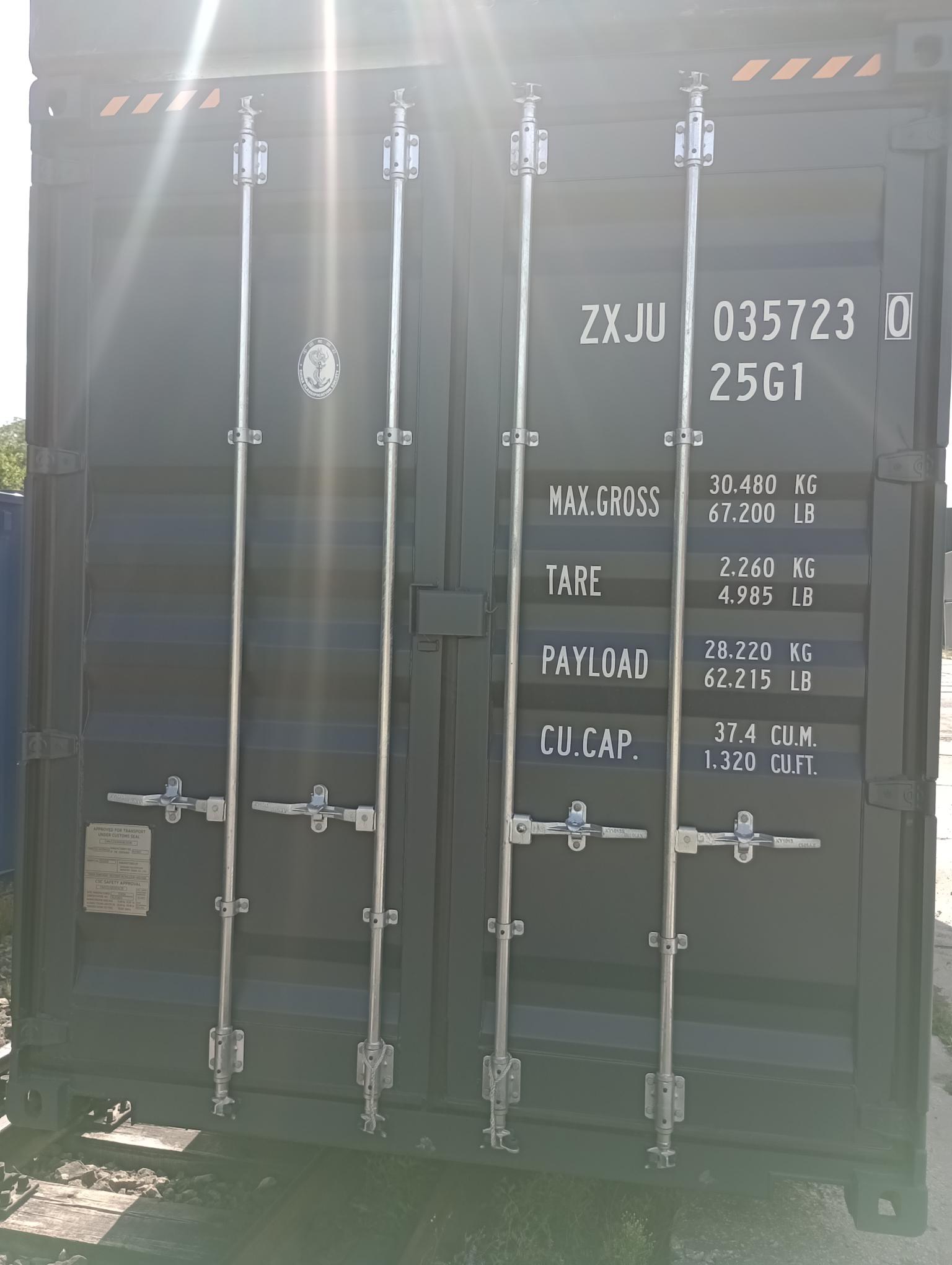 Kontener morski 6m (20'HC) ZXJU0357230 - obrazek 2