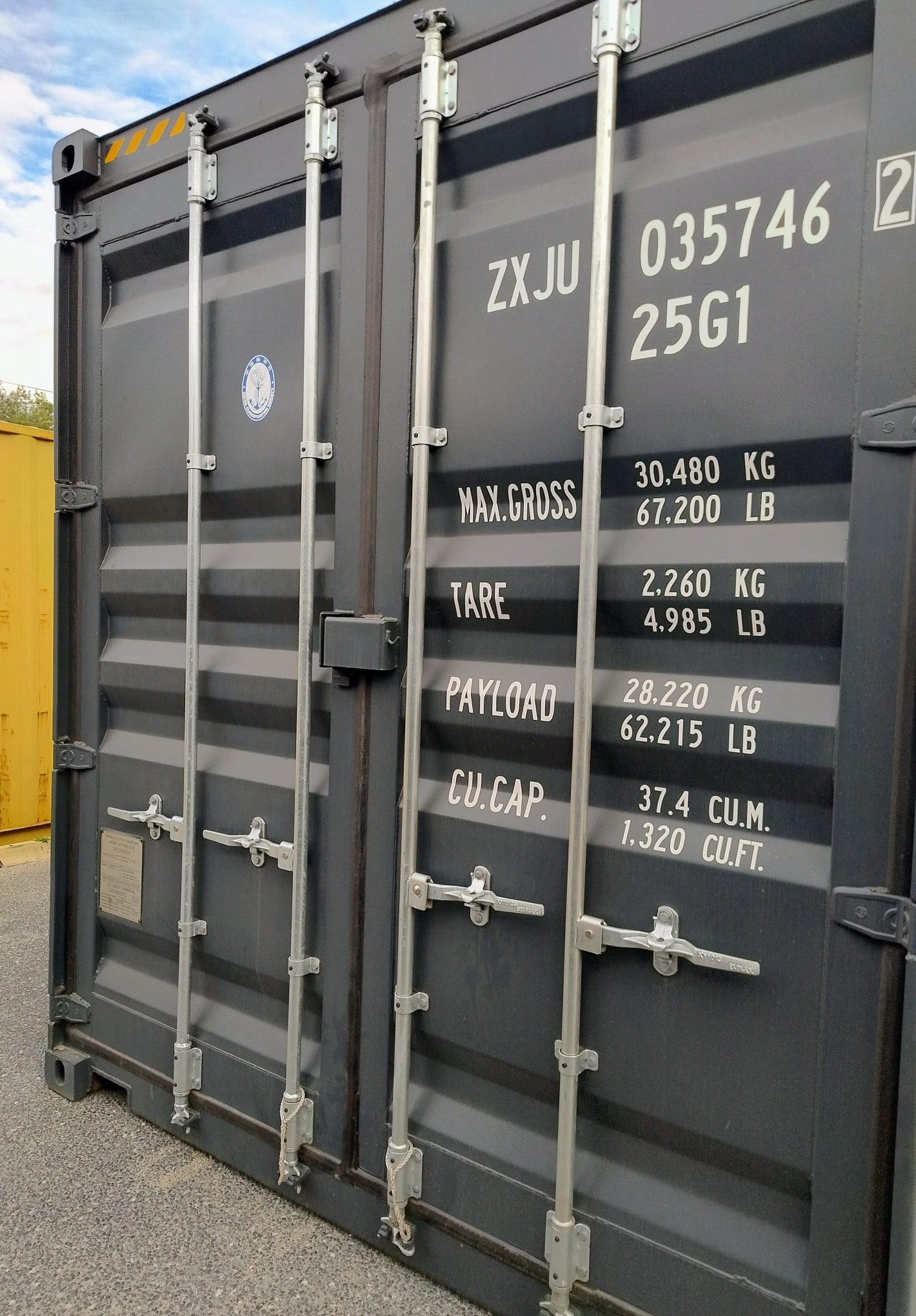 Kontener morski 6m (20'HC) ZXJU0357462 - obrazek 2