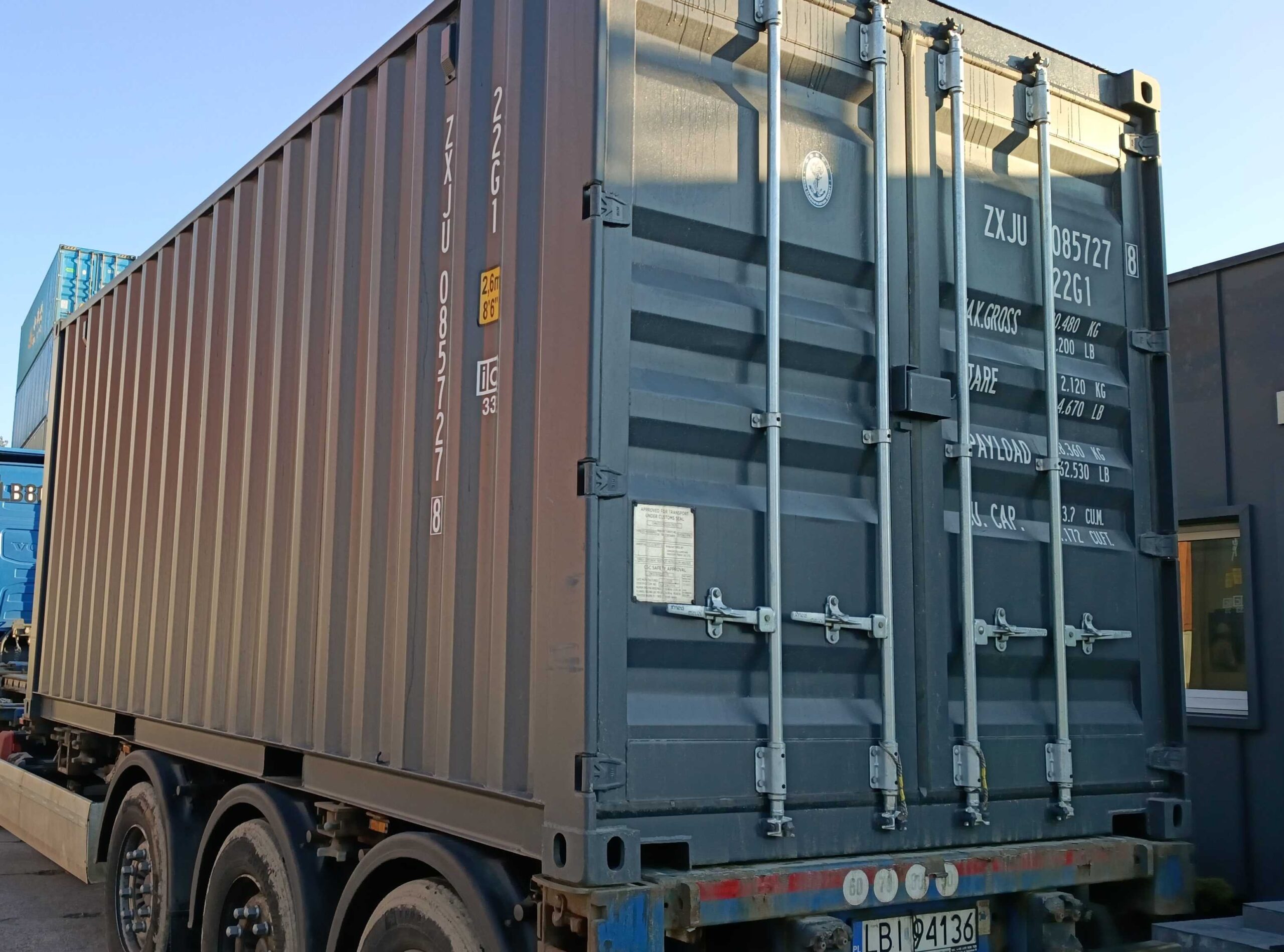 6m (20'DC) Kontener Morski ZXJU0857278 - obrazek 5