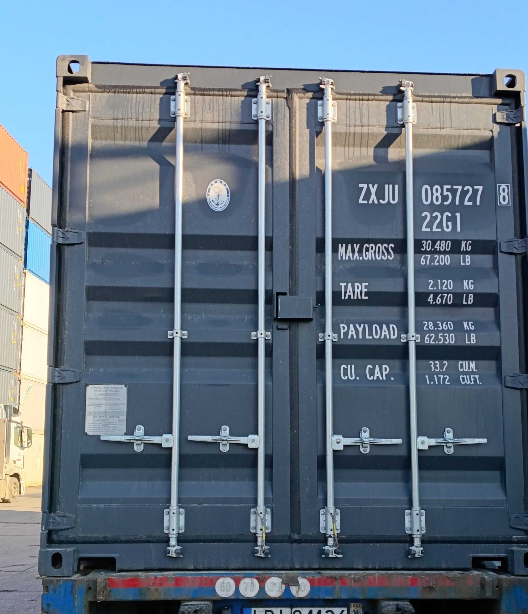 6m (20'DC) Kontener Morski ZXJU0857278 - obrazek 6