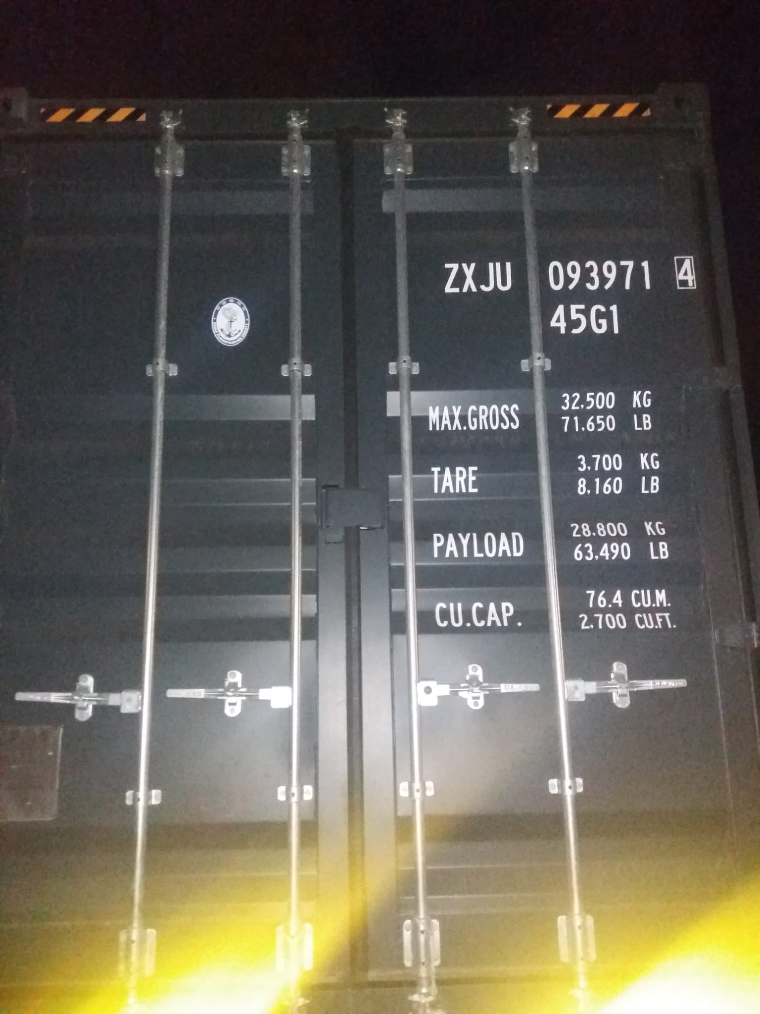 Kontener morski 12m (40'HC) ZXJU0939714 - obrazek 12
