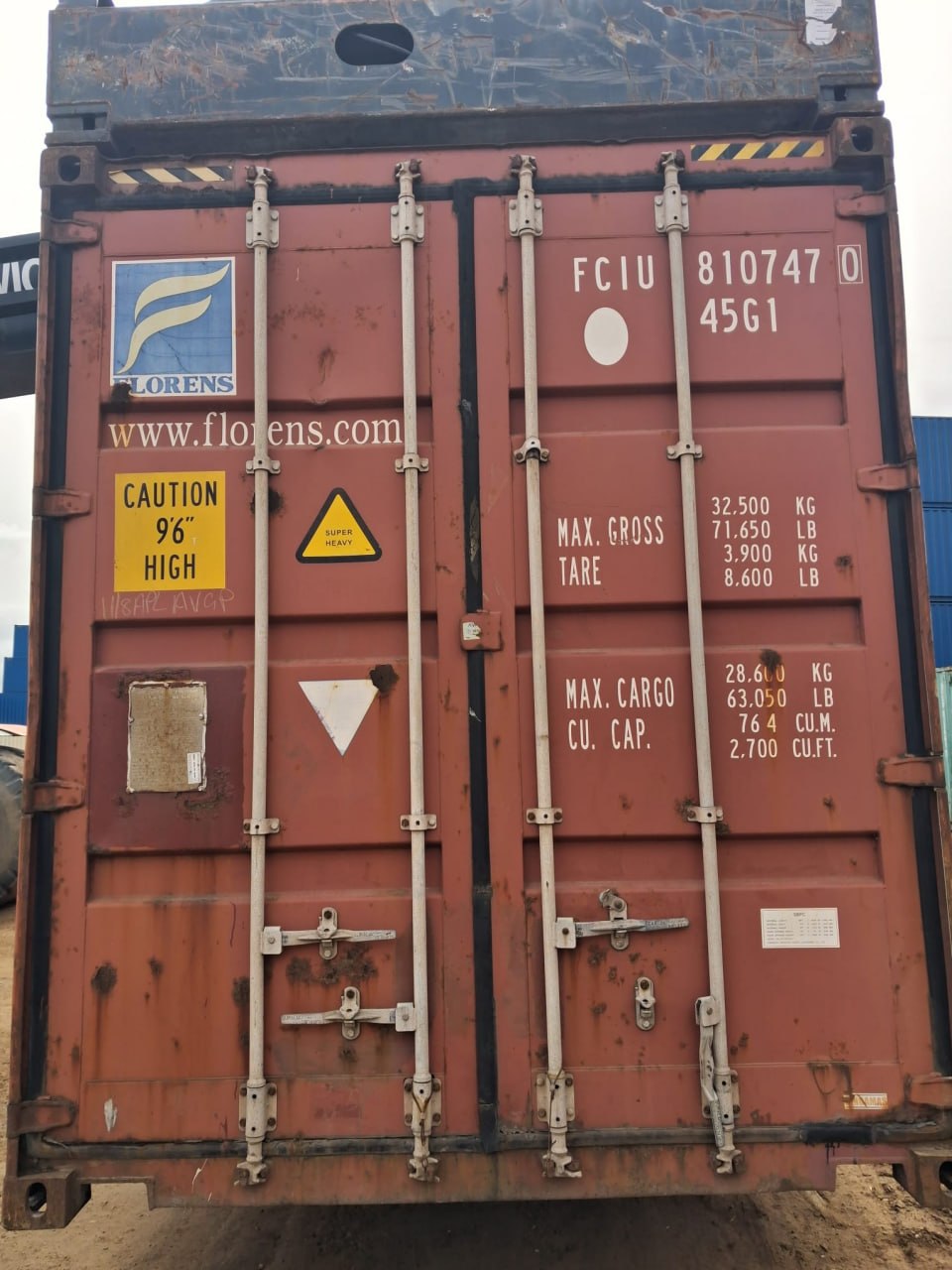 12m (40'HC) Kontener morski FCIU8107470 - obrazek 3